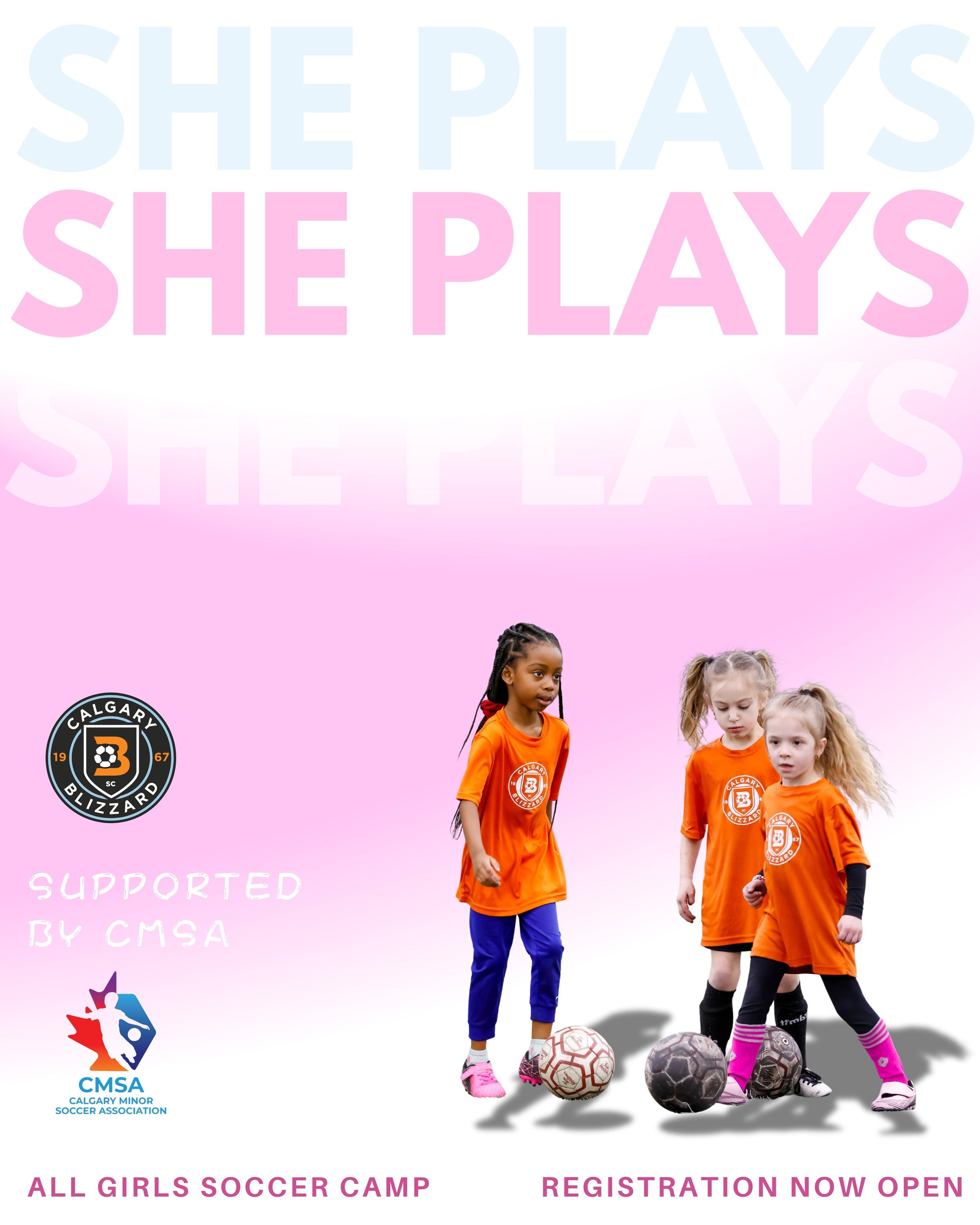 all girls camp poster