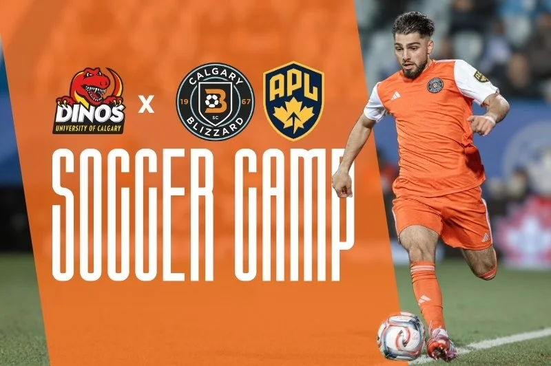 Dinos x APL Soccer Camp with soccer player