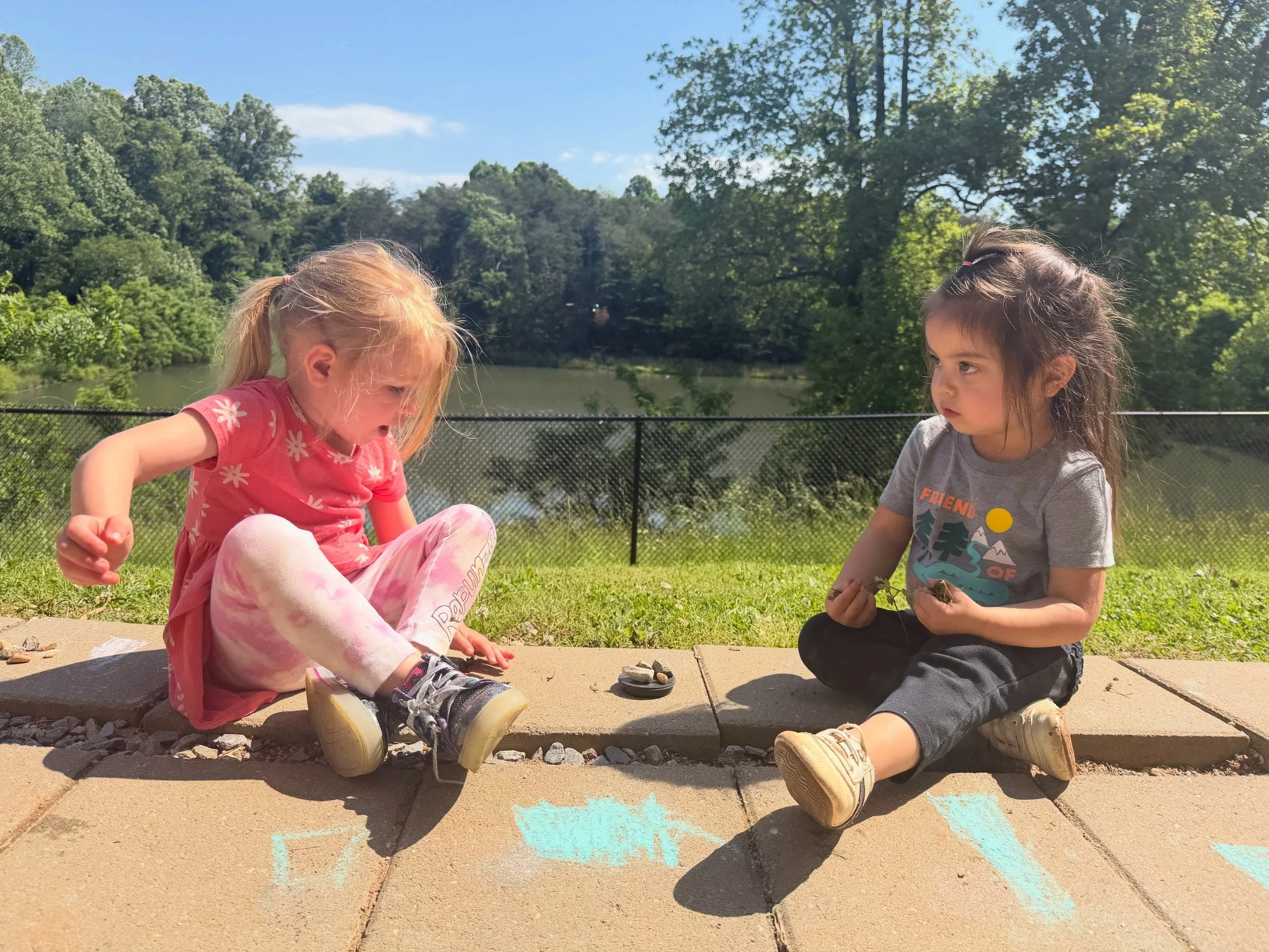 Sunshine, tiny treasures, and sweet conversations with friends ☀️🪨💛

Some of the best childhood memories are made in the simplest moments &mdash; collecting rocks, sharing stories, and soaking up long summer days together. These are the moments tha