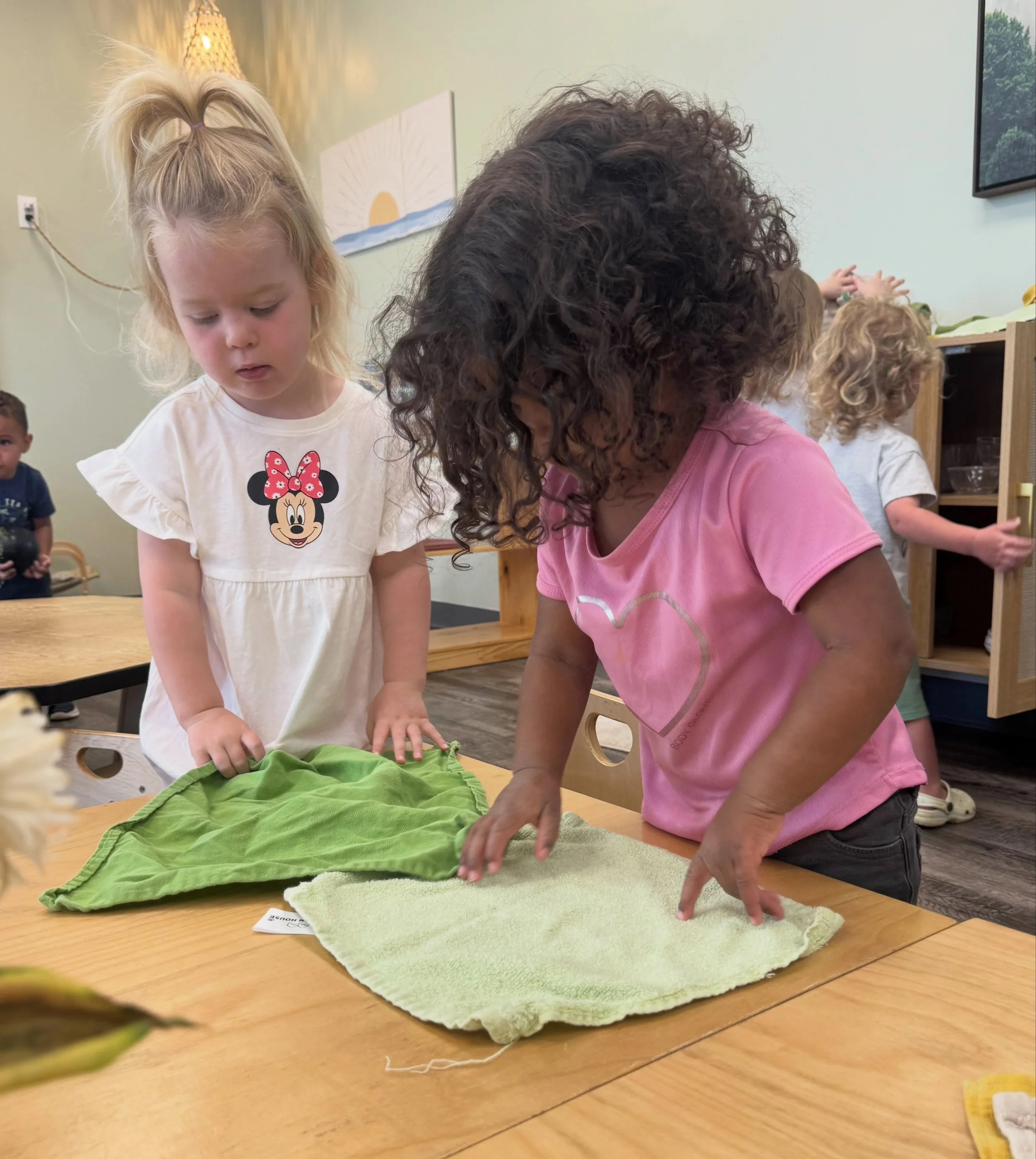 Move over, grown-ups&mdash;there&rsquo;s a new laundry expert in town! 🧺✨

In Montessori, even the simplest tasks have a purpose. Folding laundry helps toddlers strengthen fine motor skills, develop concentration, and experience the pride that comes