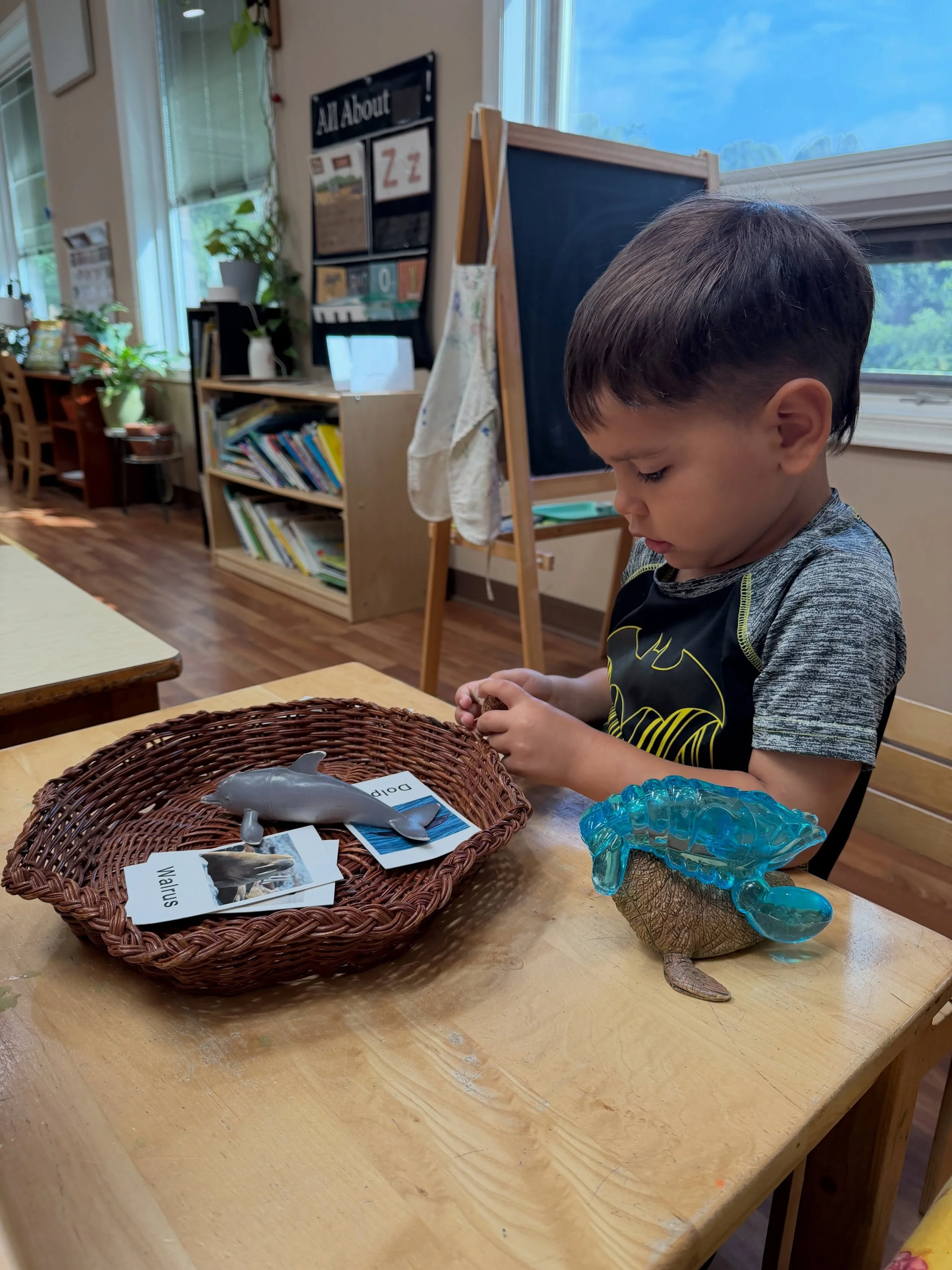 Learning comes to life when children can see, touch, and explore. 🌿

In this matching activity, our Primary student is connecting pictures with corresponding models, strengthening observation skills, visual discrimination, concentration, and vocabul