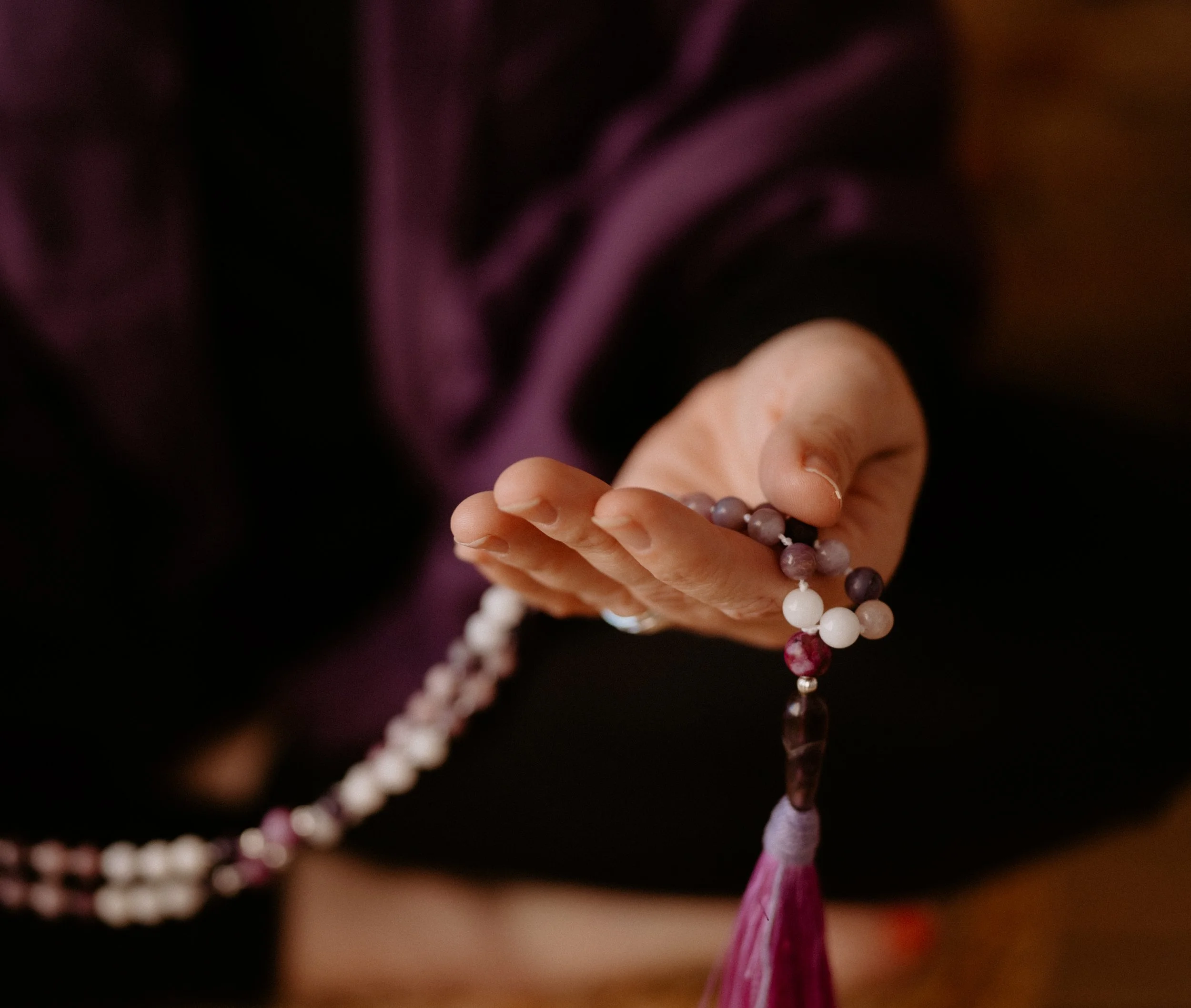 nervous system regulation  stress reduction meditation bead mala bead creative workshop