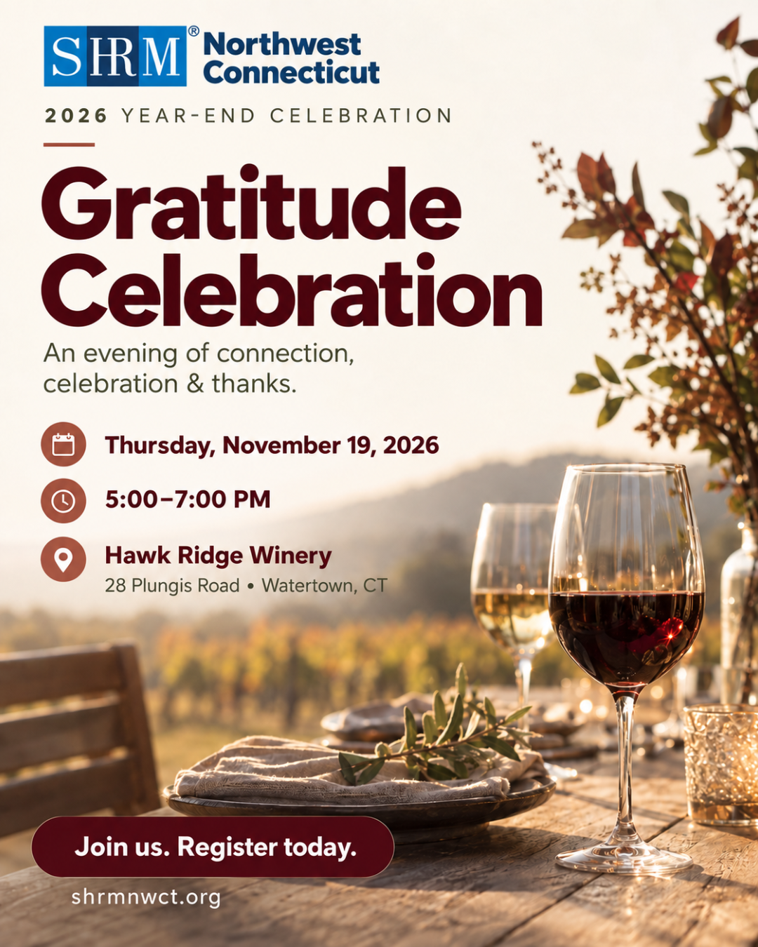 2026 SHRM NWCT Gratitude Celebration