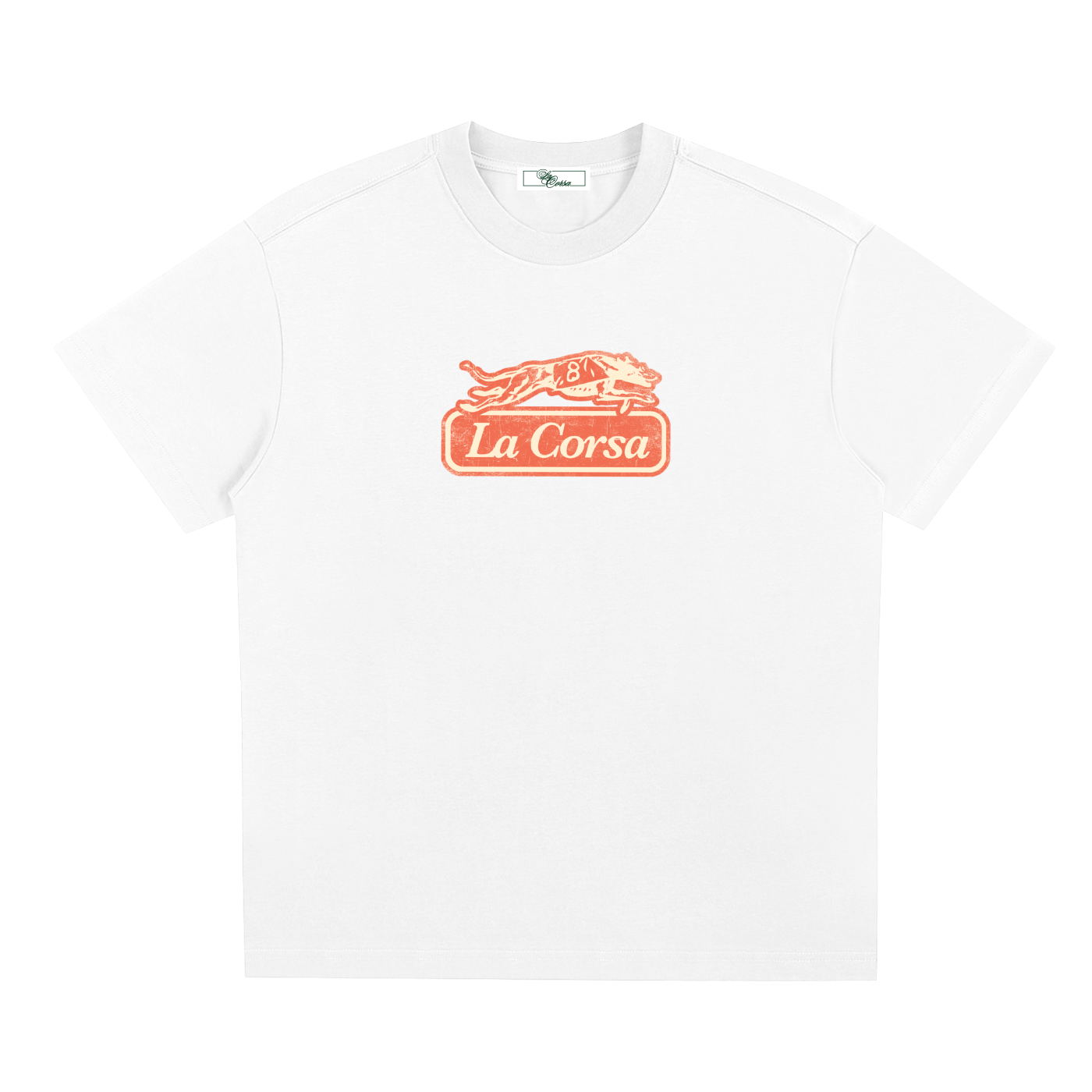 Orange Stamp Tee 003