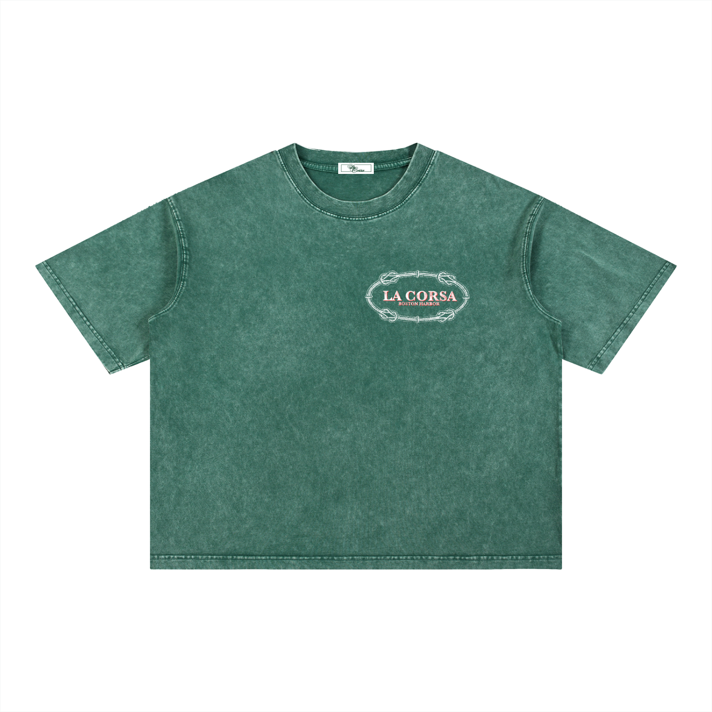 Washed Green Harbor Tee 003