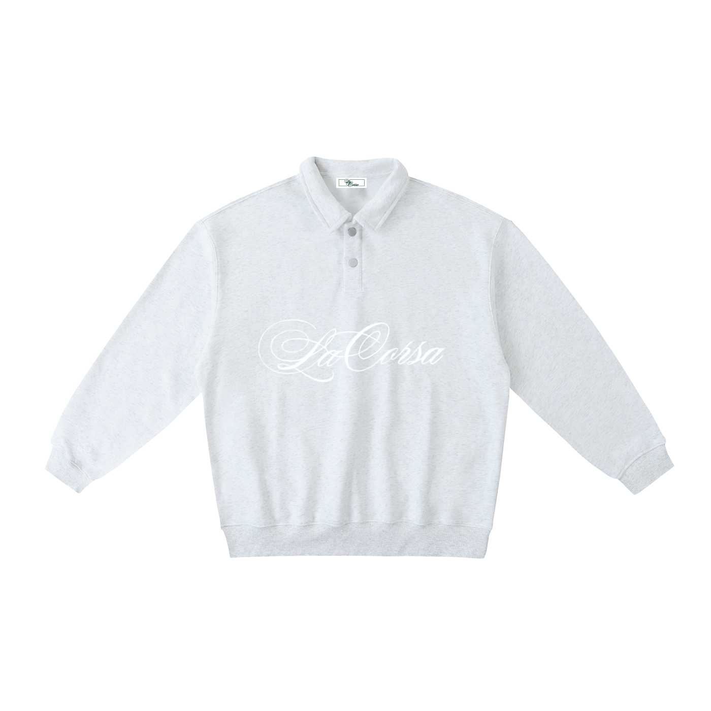 Heavyweight Text Rugby Pullover 003