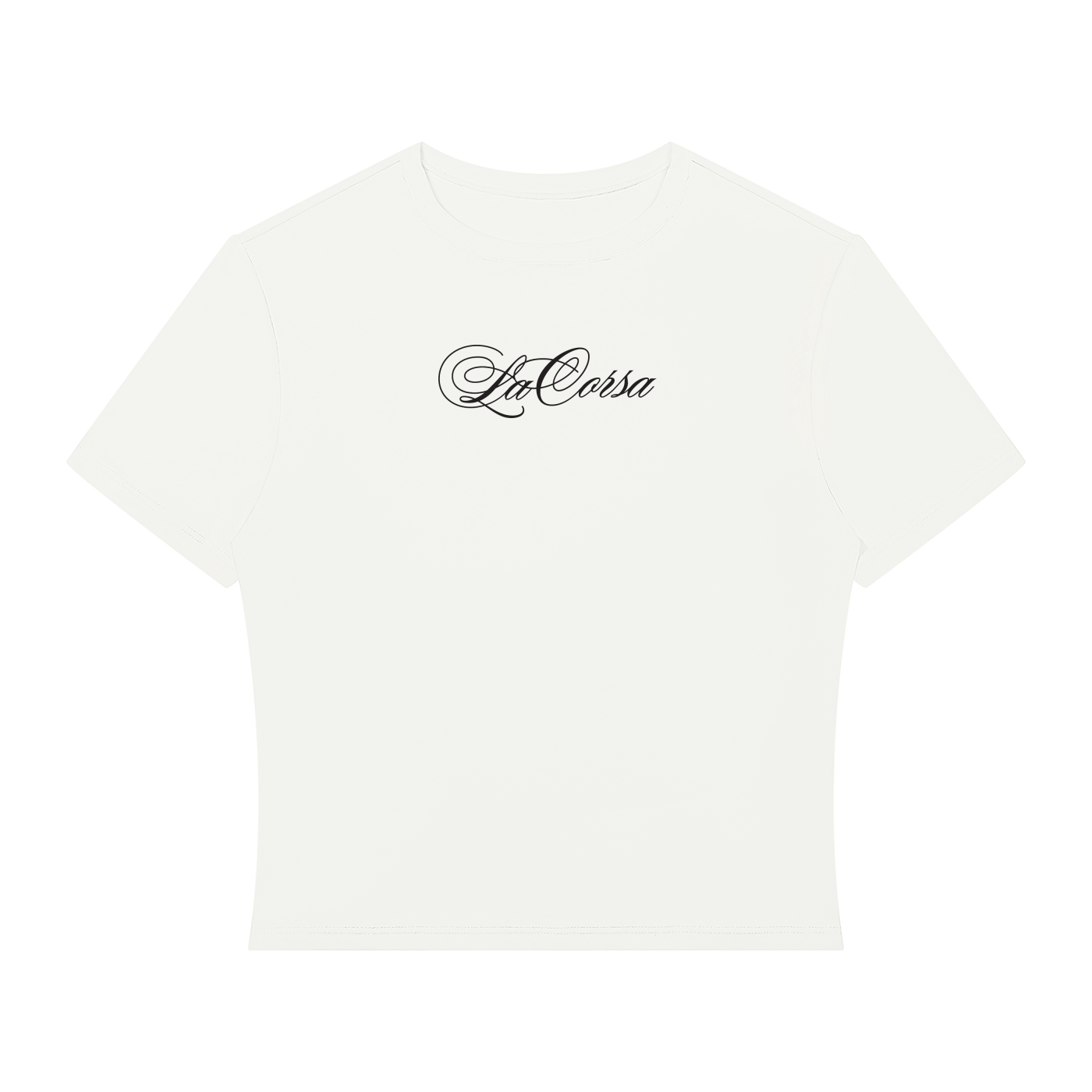 Women’s Performance Crop Script T-Shirt