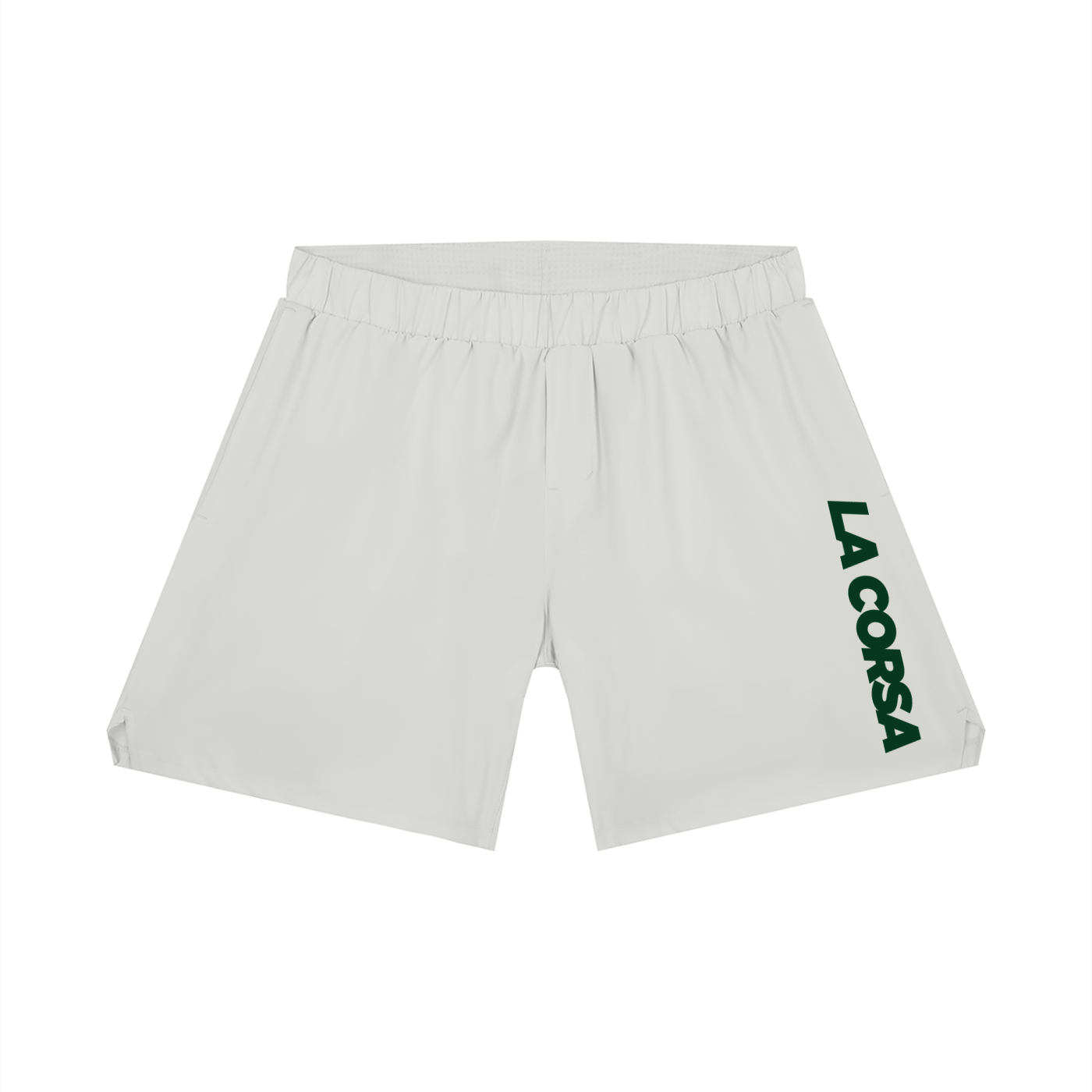 Men’s Performance Shorts Green Text