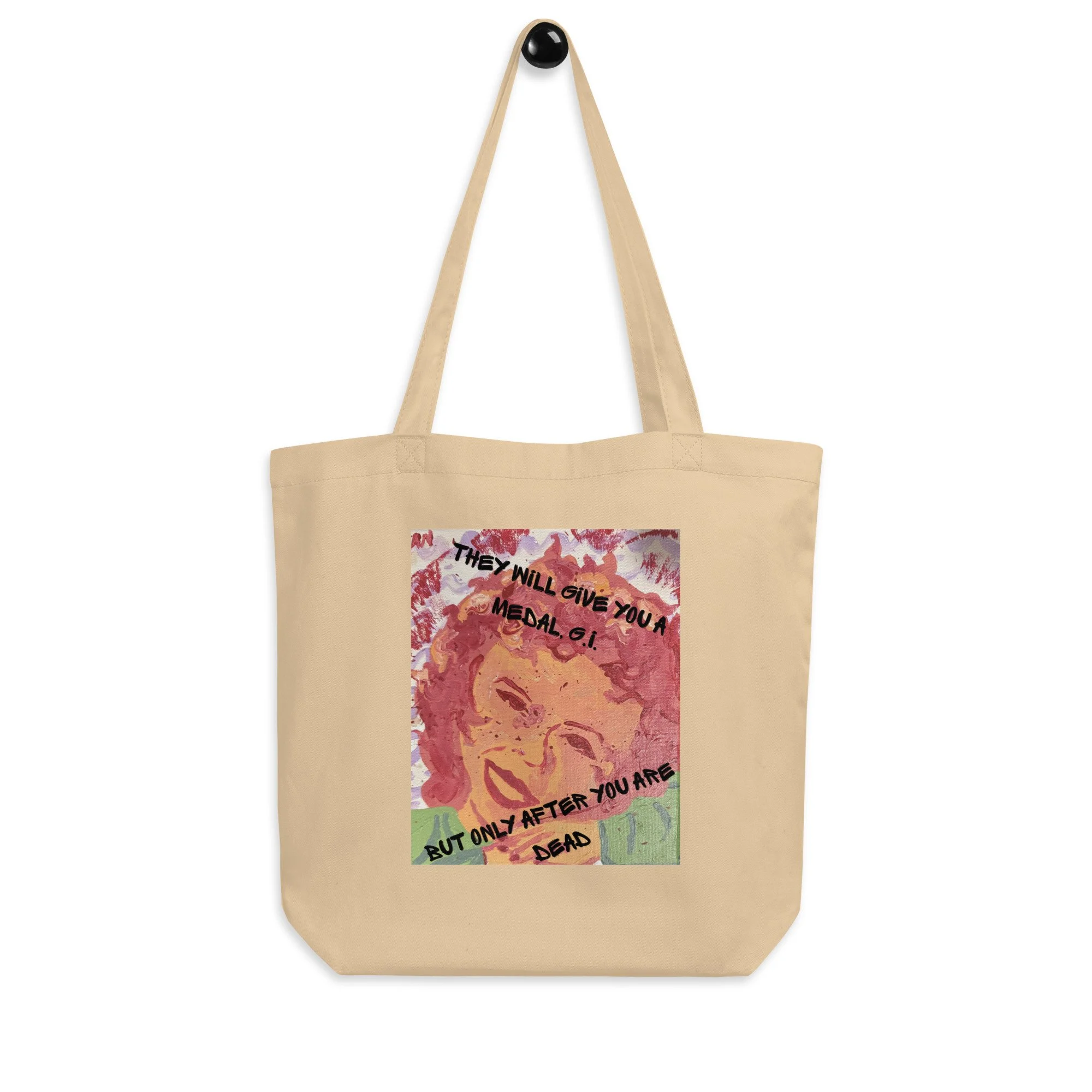 Hanoi Hannah Anti-War Graffiti Eco Tote Bag