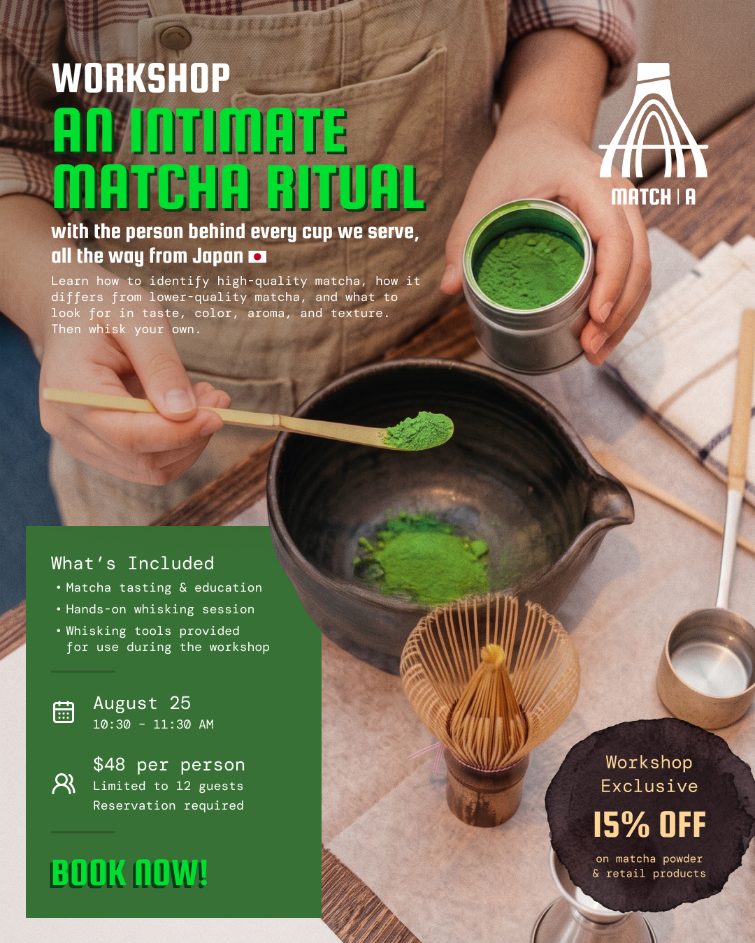 Workshop : An Intimate Matcha Ritual