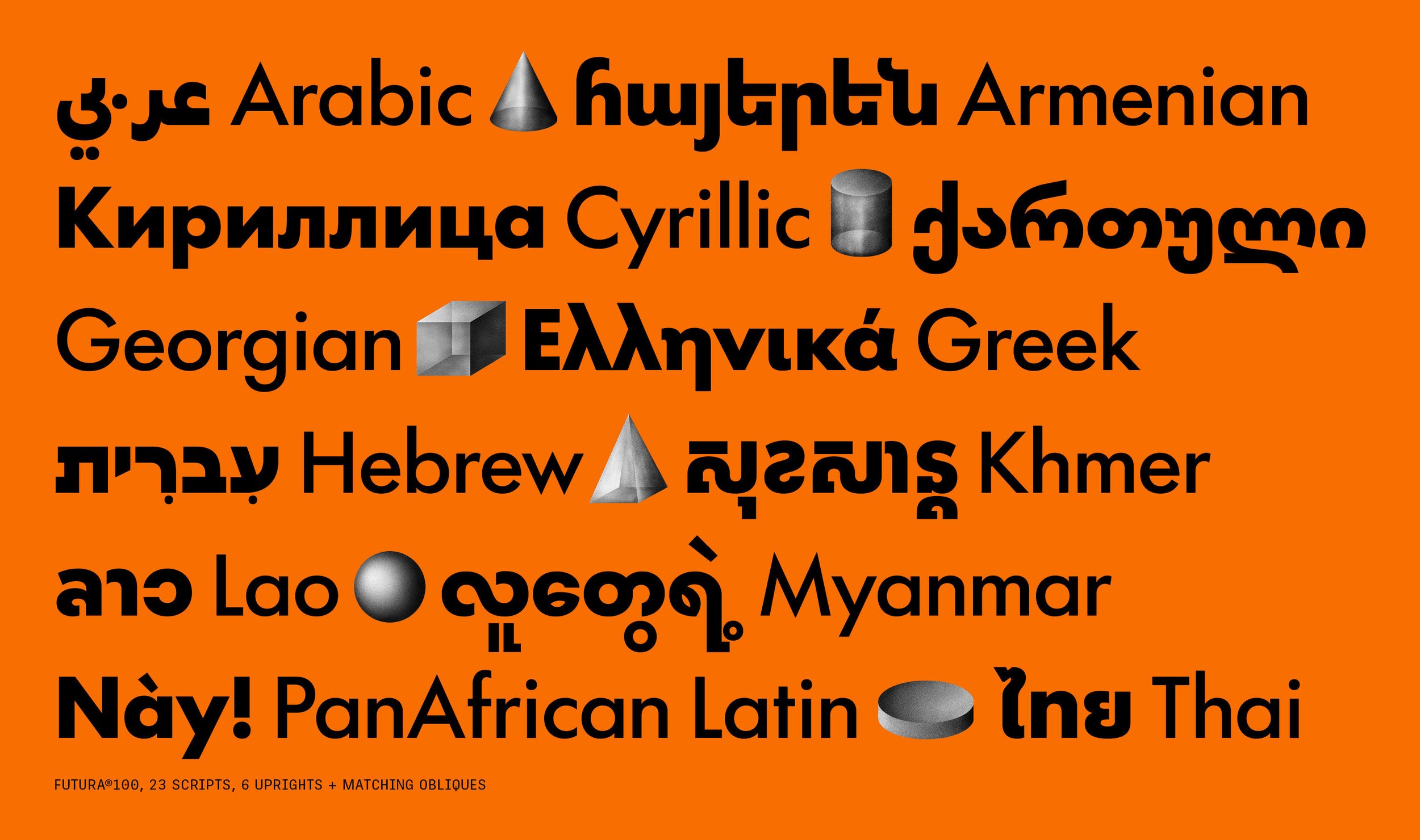 Futura®100 Cyrillic➳