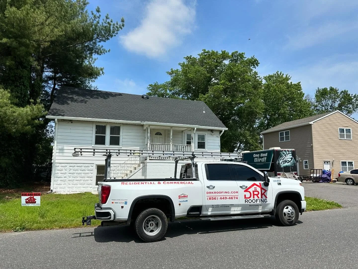 Don&rsquo;t let a leaky roof be an issue anymore. We are here to help!🏡

Your roof is our priority, and we are here to provide you the best possible service while also protecting one of your most important assets. 

Free Estimates!
Call or Text Toda