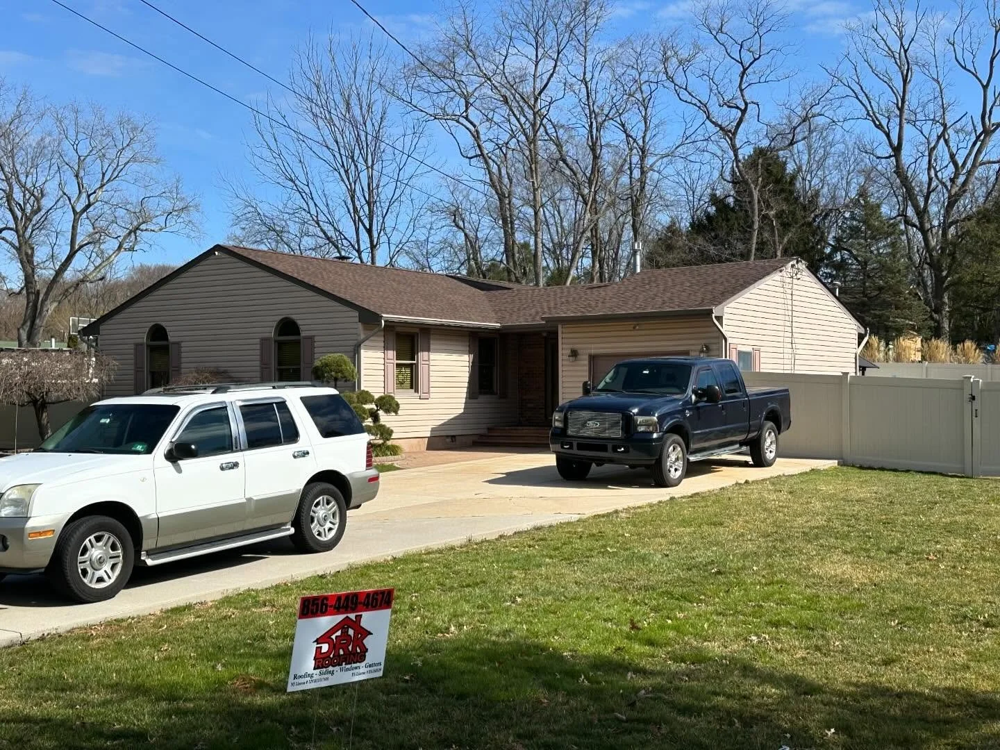 Have the recent storms brought out unexpected leaks? Or are you worried about the state of your roof at the moment? We are here to help!

Our team of professionals are ready to help repair or even install a New GAF Roofing system, just like this home