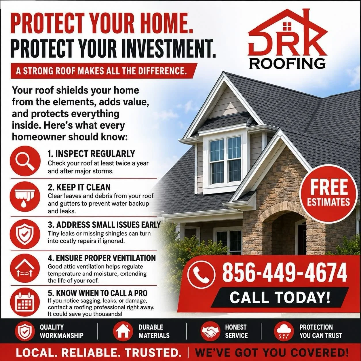 Call us today ! #newjerseyroofers #deptford #roofing #paroofers