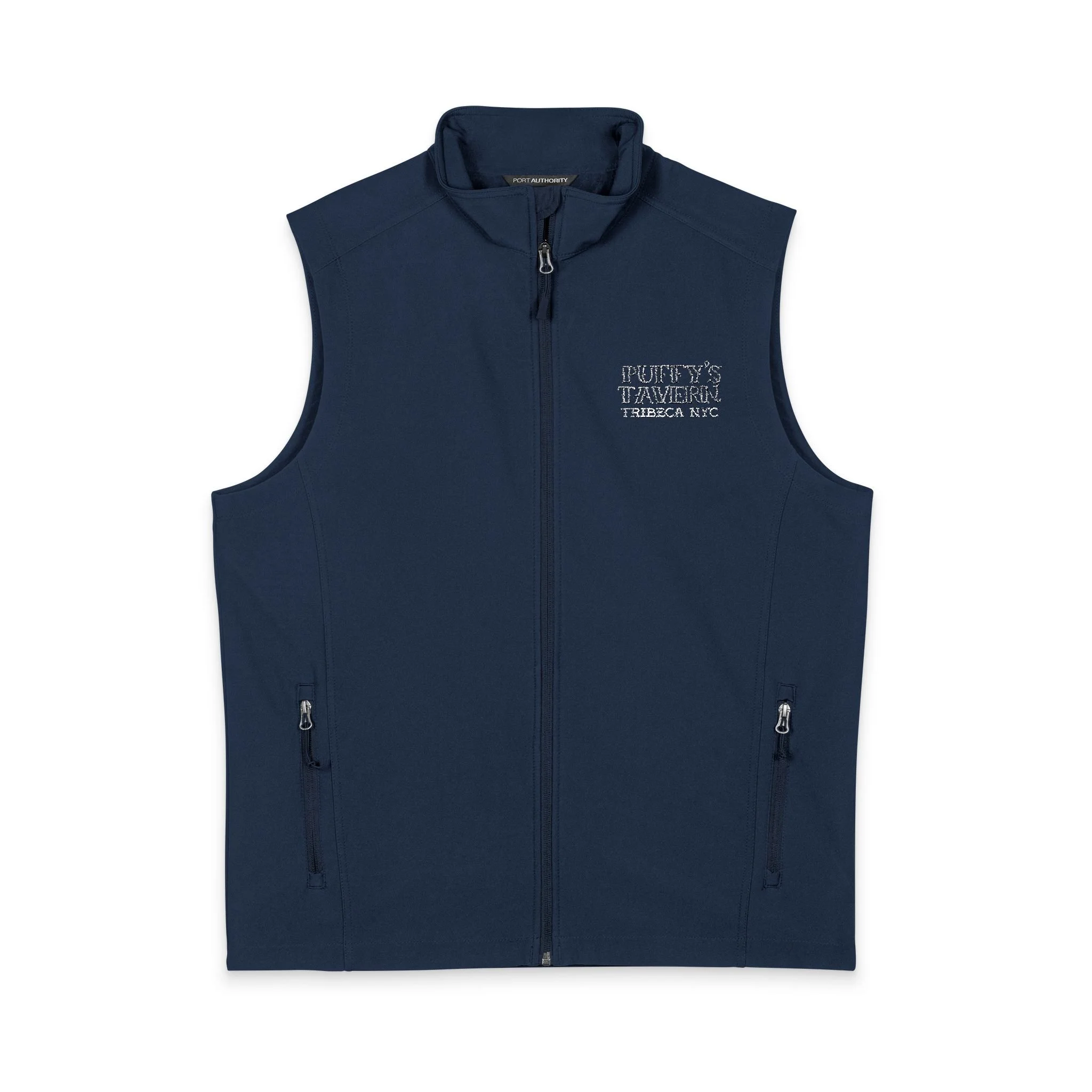 Embroidered Soft Shell Vest