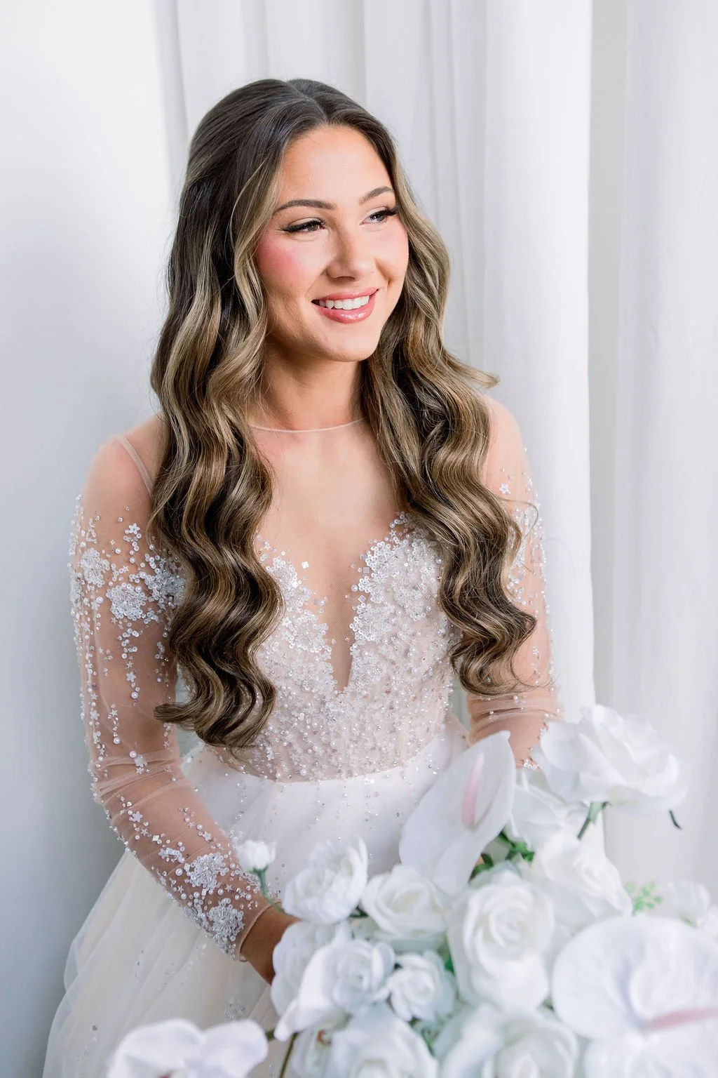 Luxury bridal hair by Laura Sung Iang in Syracuse, NY