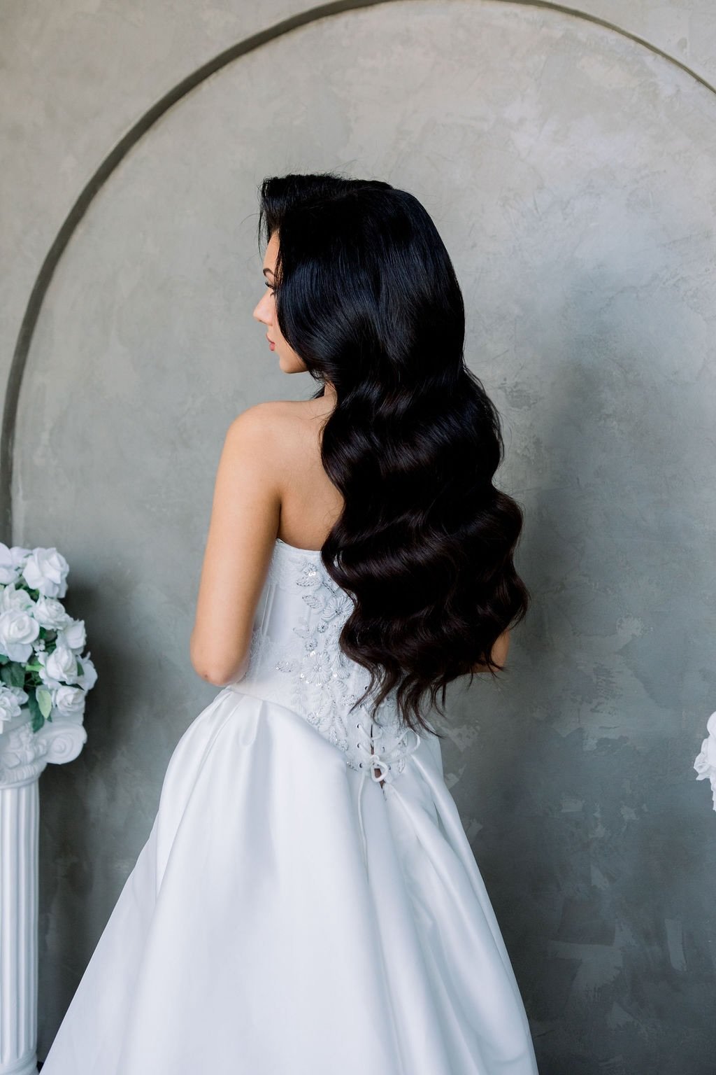 Luxury bridal hair by Laura Sung Iang in Syracuse, NY