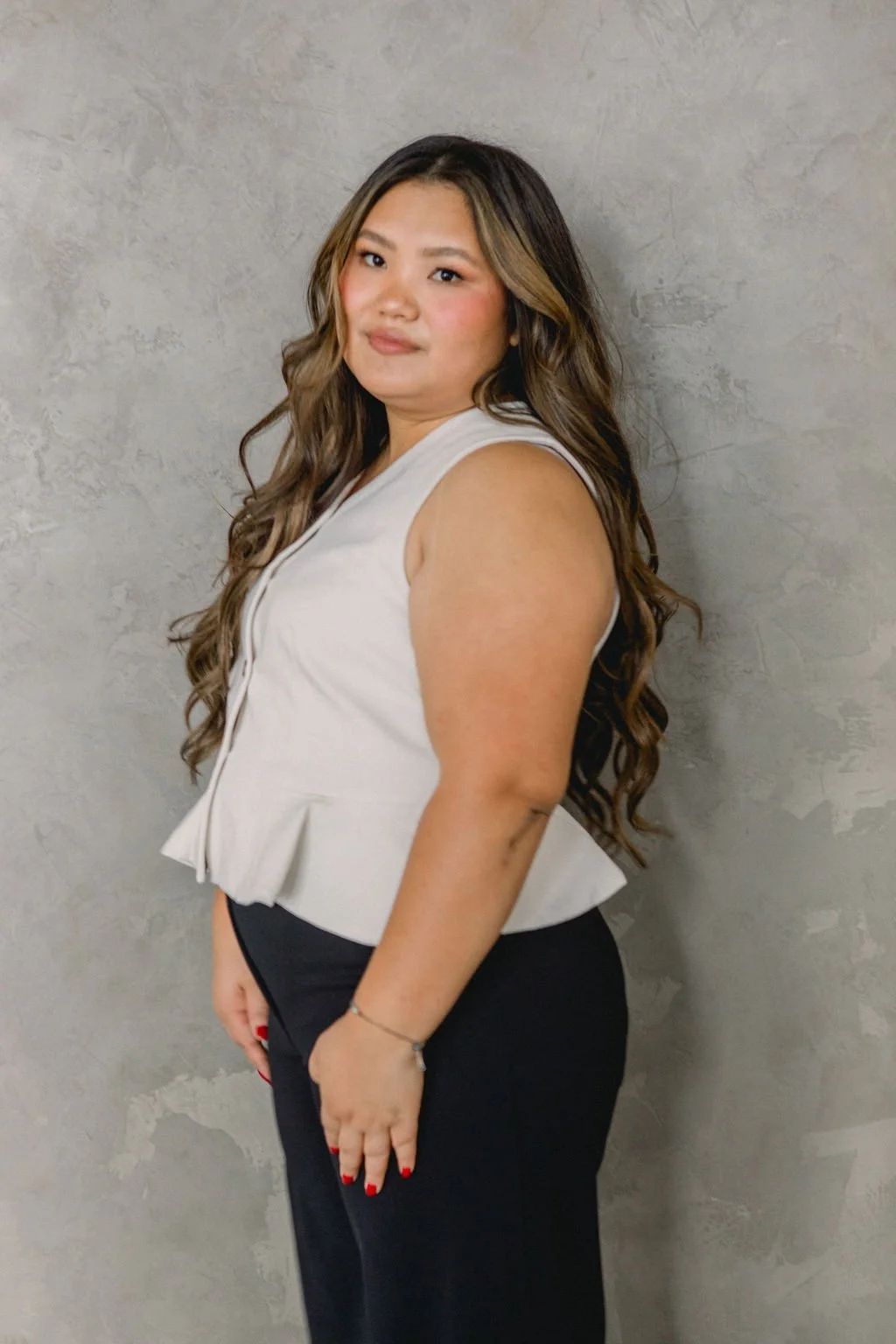 Luxury bridal hair for brides who love timeless glam waves by Laura Sung Iang in Syracuse, NY