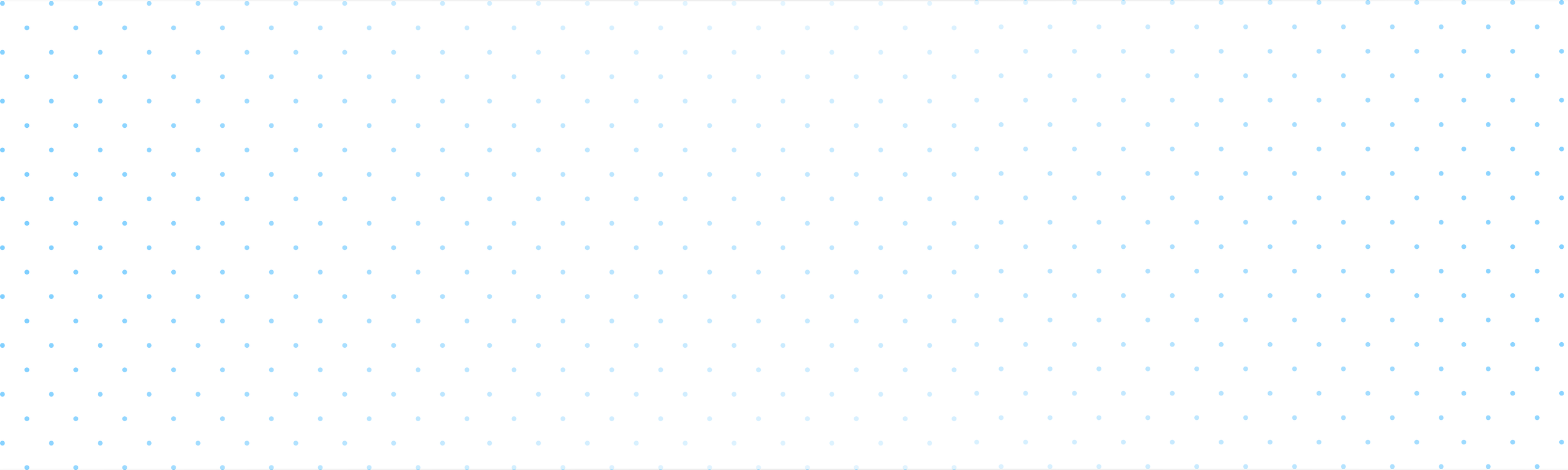 A blue and white dotted pattern background.