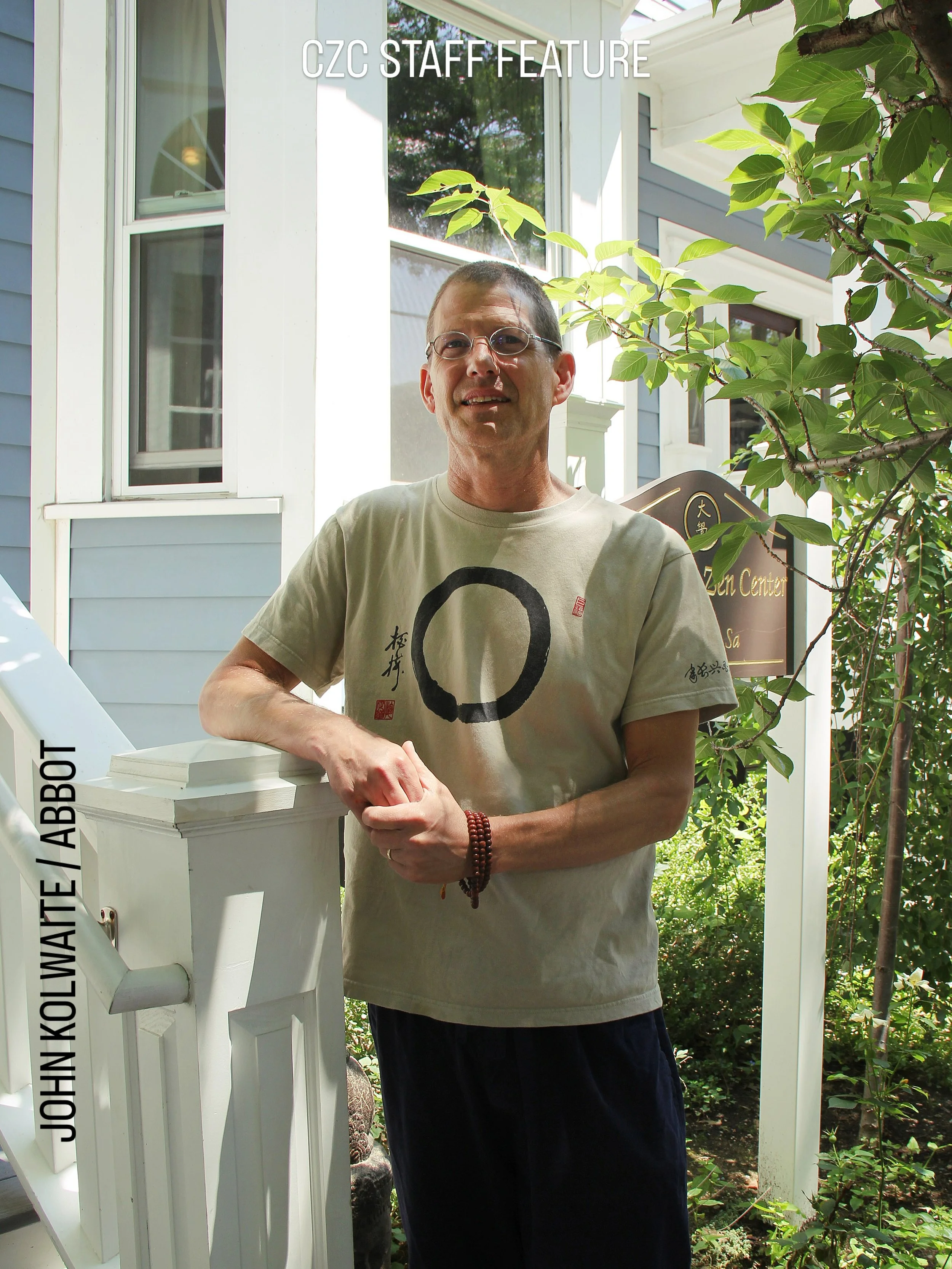 CZC Staff Feature 🎏 John Kolwaite, M.Ed., CAGS, is the Abbot of the Cambridge Zen Center (since 2024). He is a Dharma Teacher in the Kwan Um School of Zen @kwanumzen and has been practicing meditation since 1990. Prior to becoming our Abbot, he was 