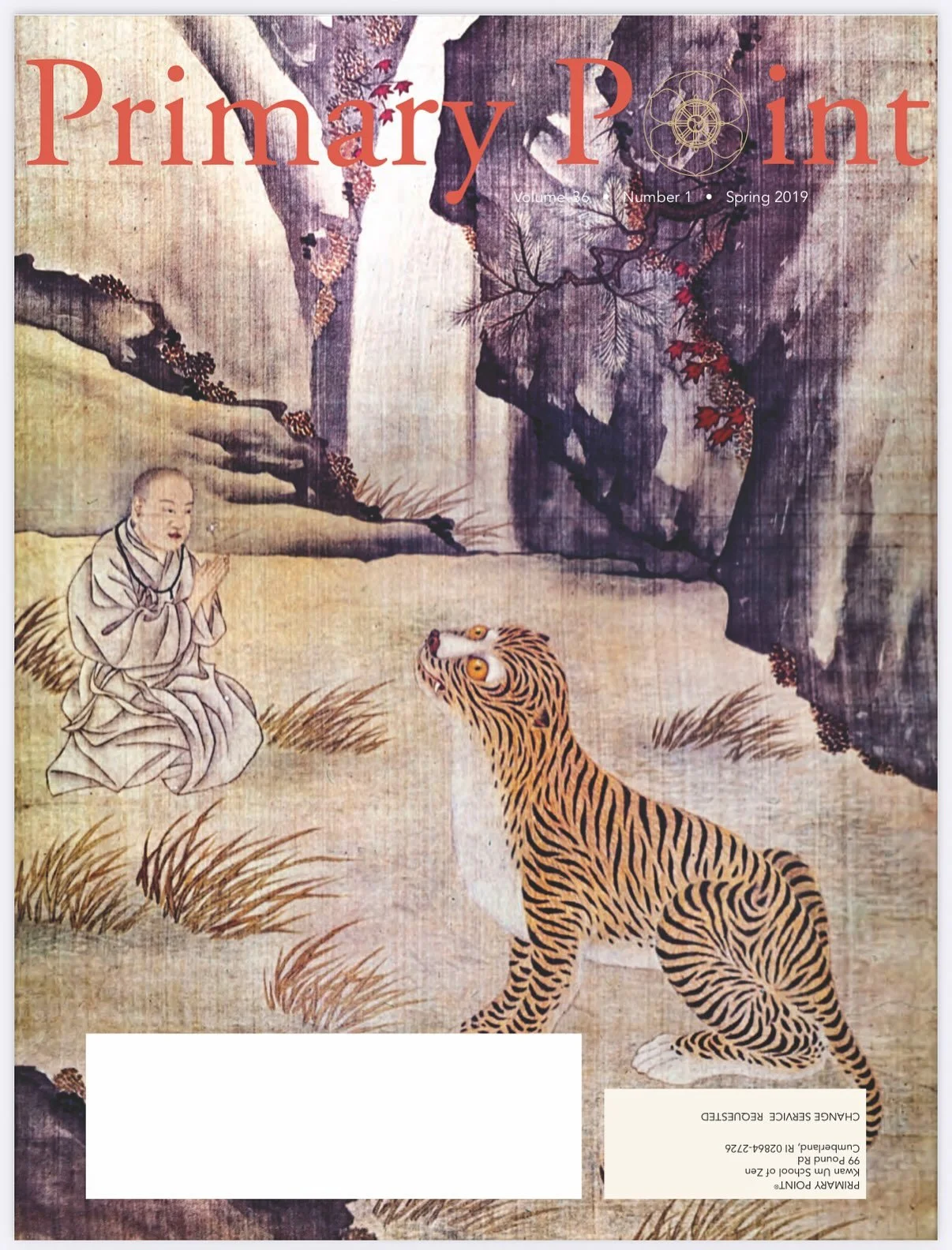 From the Primary Point Archives: Spring 2019 🐯 Primary Point is the teaching journal of the Kwan Um School of Zen, published since 1983. All full PDF scans can be found on the KUSZ website. 

#kwanum #primarypoint #magazine #zenbuddhism #buddhistart