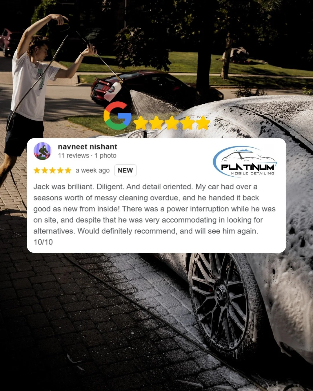 Burlington / Oakville / Hamilton clients know&hellip; a clean car just hits different 👀✨

Nothing means more than real reviews from real clients. At Platinum Mobile Detailing, every vehicle gets treated like it&rsquo;s our own. No rushed jobs, no sh