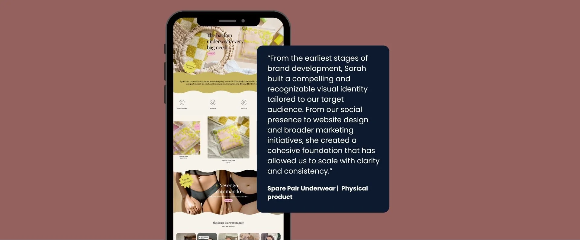 Spare Pair - Branding & Website design