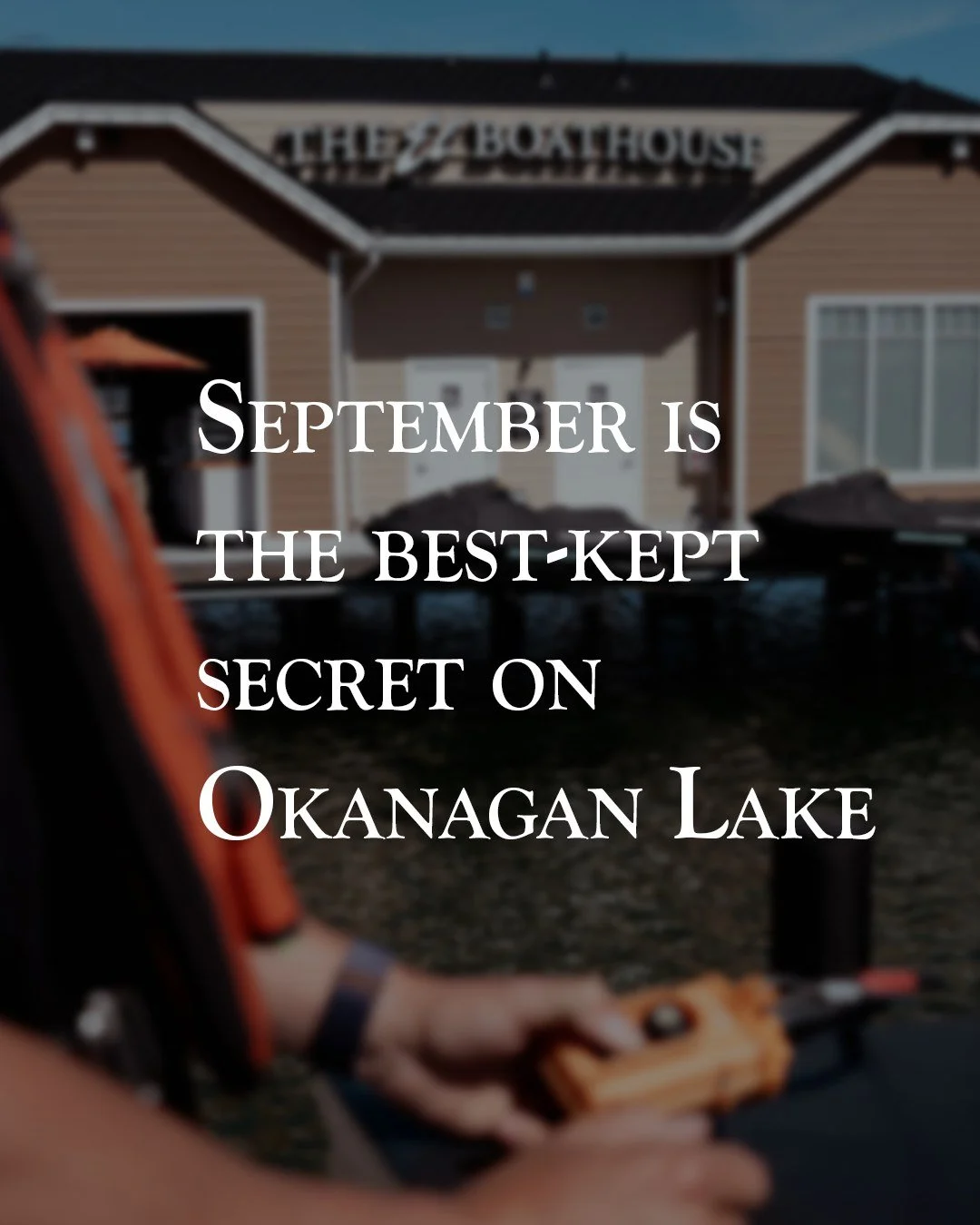 September is the best-kept secret on Okanagan Lake.

The weather cools. The lake quiets. The crowds disperse.

But the beauty of it all remains.

And with an Eldorado Yacht Club membership, getting on the water is easier than ever &mdash; no booking,
