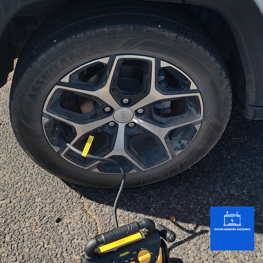 Tire Change with Spare