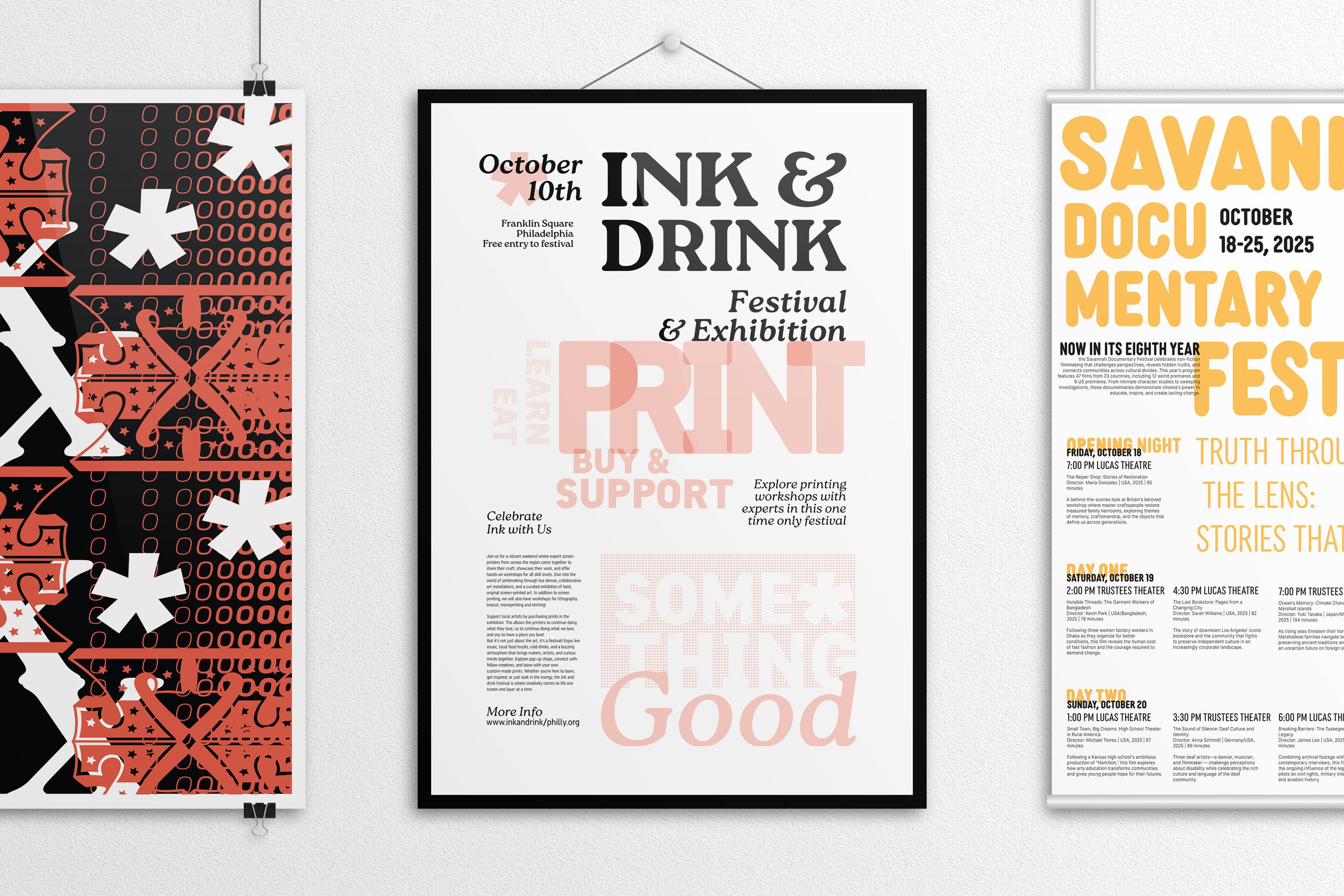 Expressive, Typographic, and Hybrid Posters
