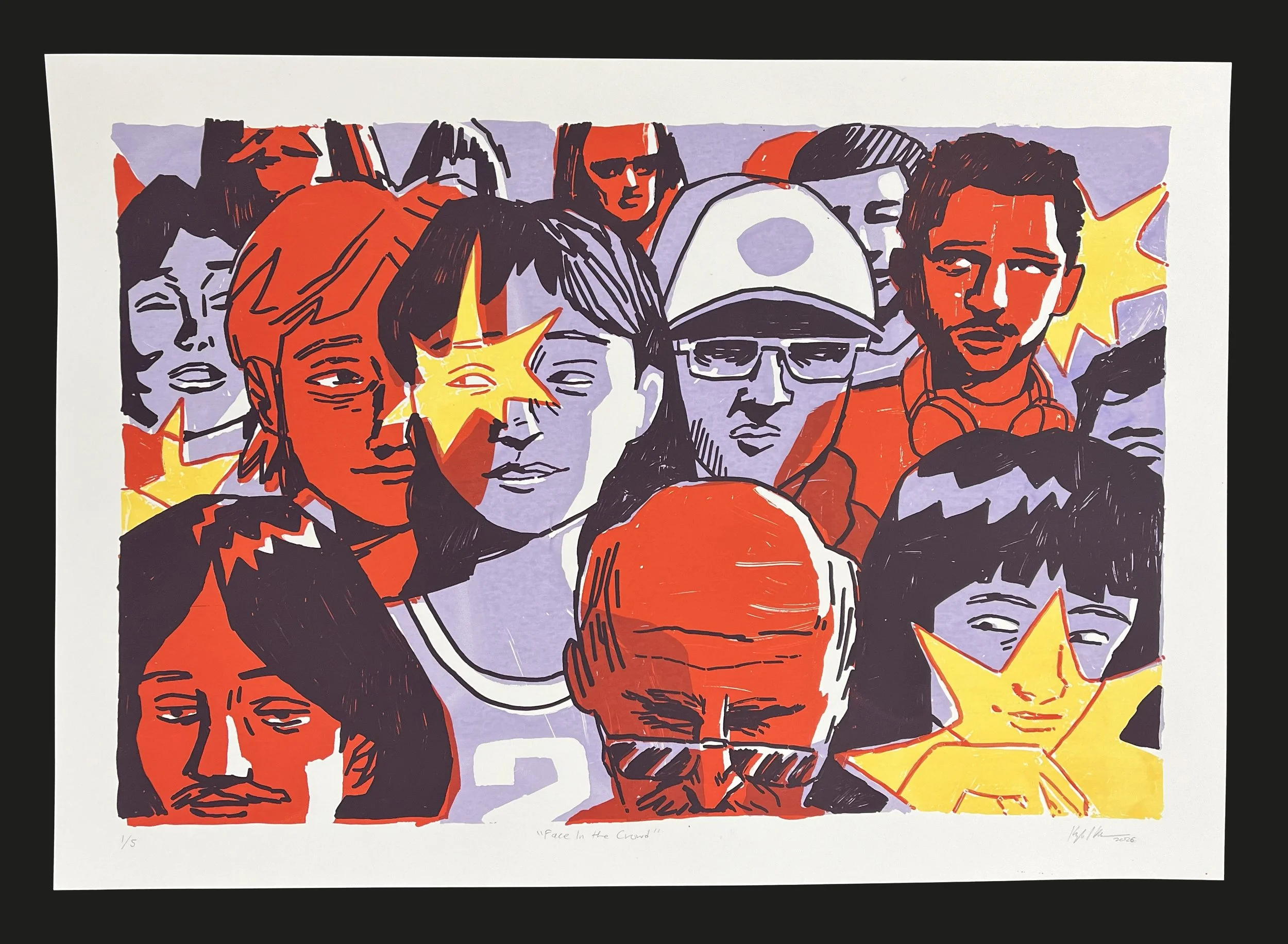 "Face in a Crowd", Edition of 5, 2026