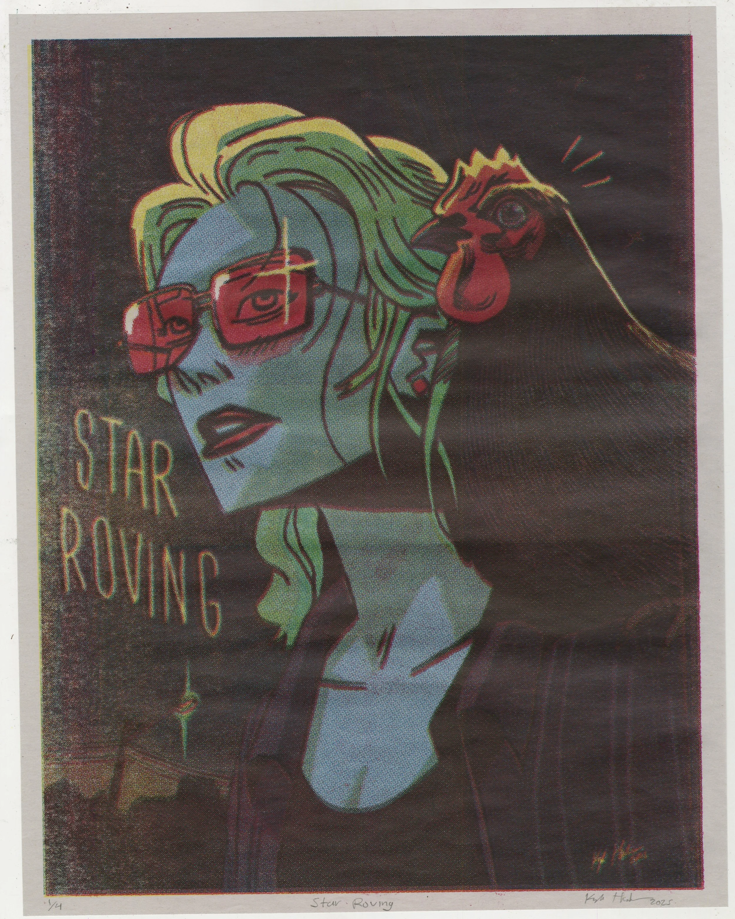 "Star Roving", Edition of 4, 2025 Lithography