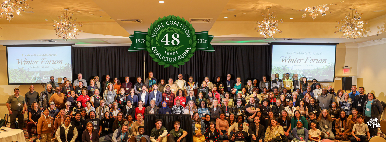Winter Forum - "Rural Coalition" - Washington D.C creando nuevas alianzas para el futuro de la agricultura.