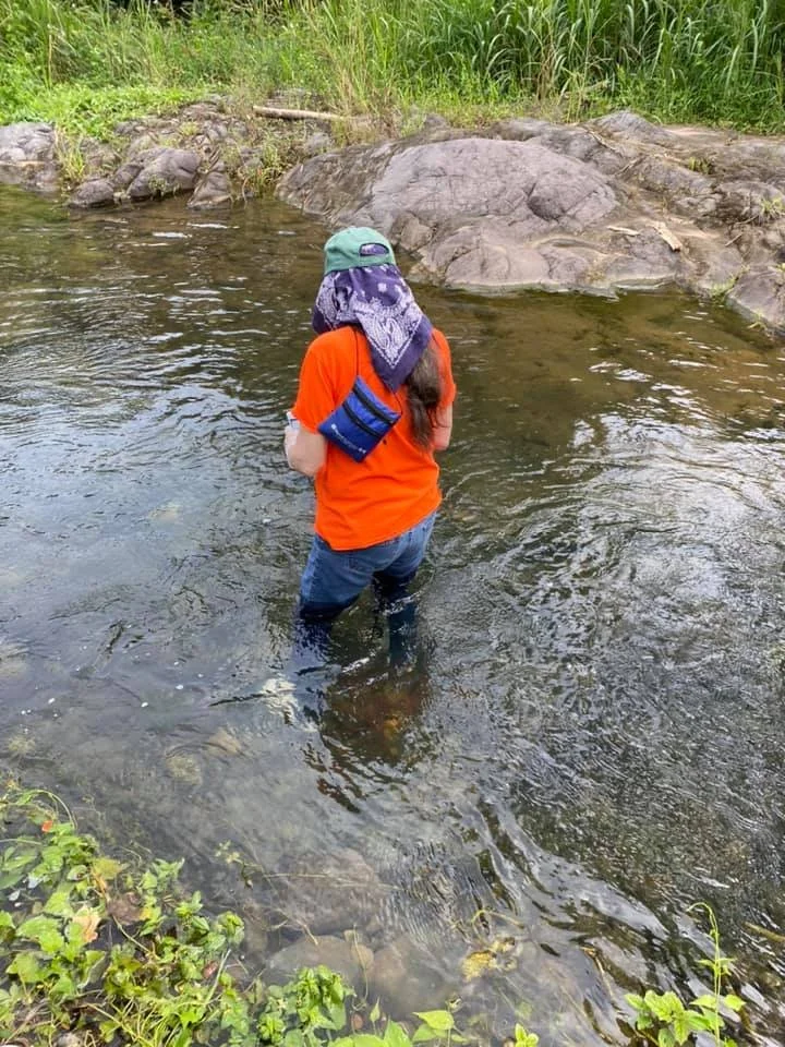 Haciendo análisis de nuestro río Cialitos.