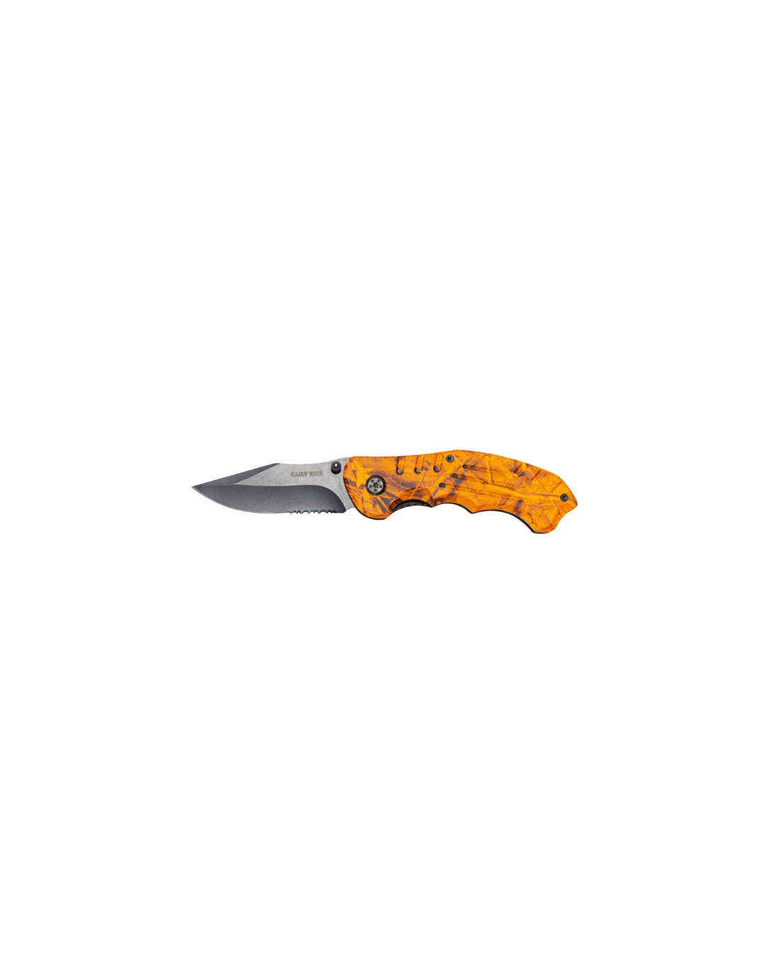 Blaze Orange Camo Pocket Knife
