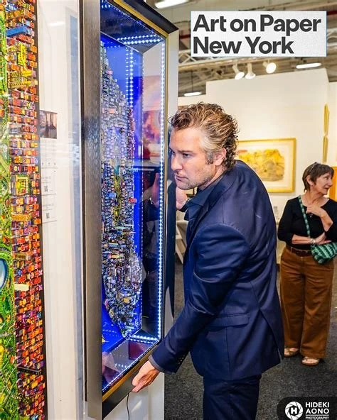 « Art on Paper New York ». de l'artiste plasticien Johann Perathonner