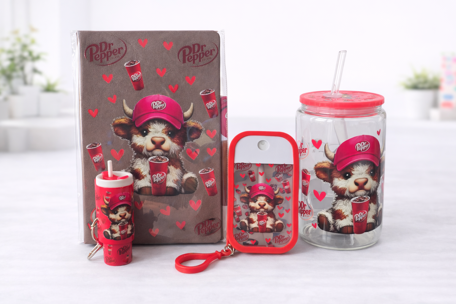 Dr Pepper Highland Cow Gift Set
