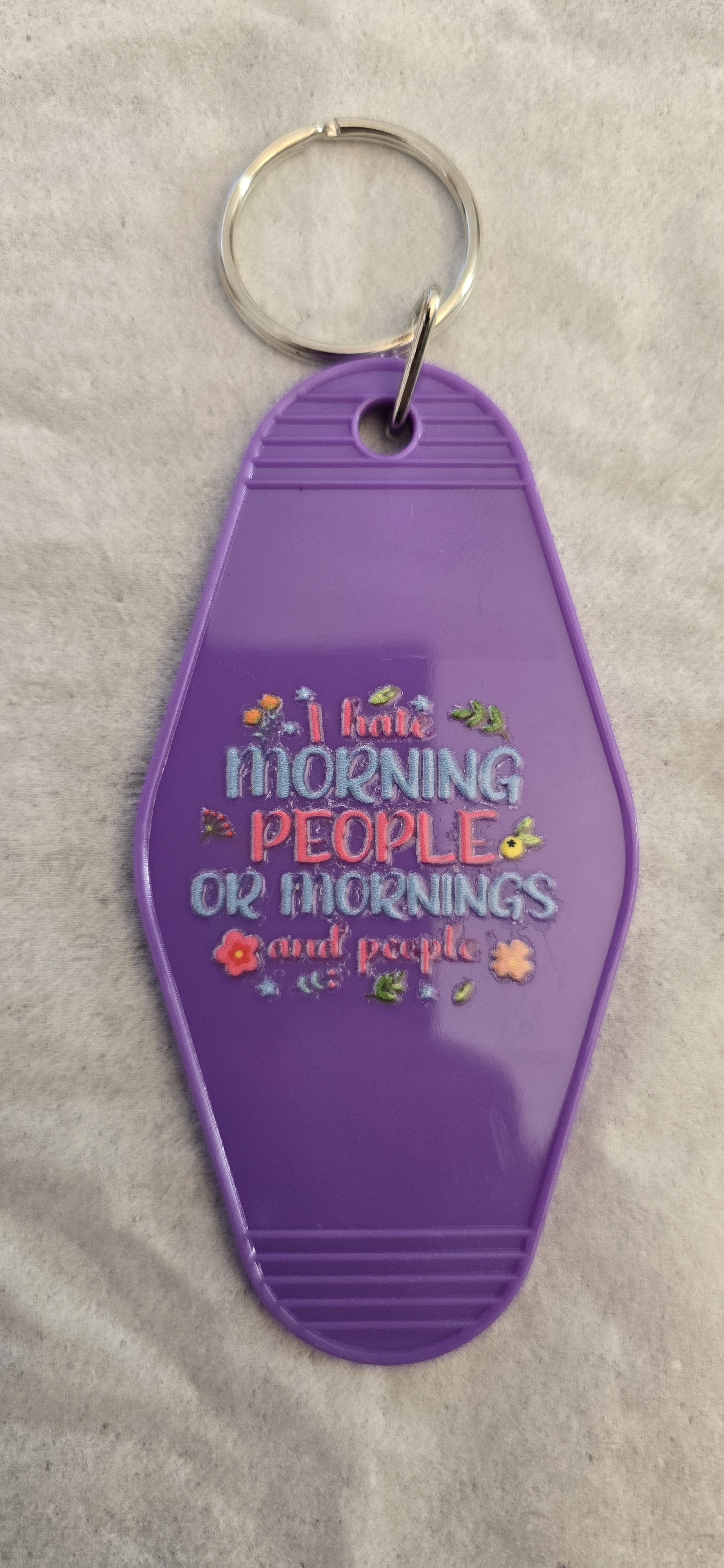 Quirky Morning Chuckle Keychain
