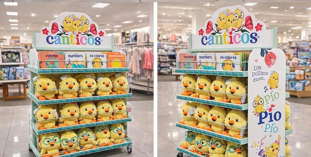 Canticos Display Rack