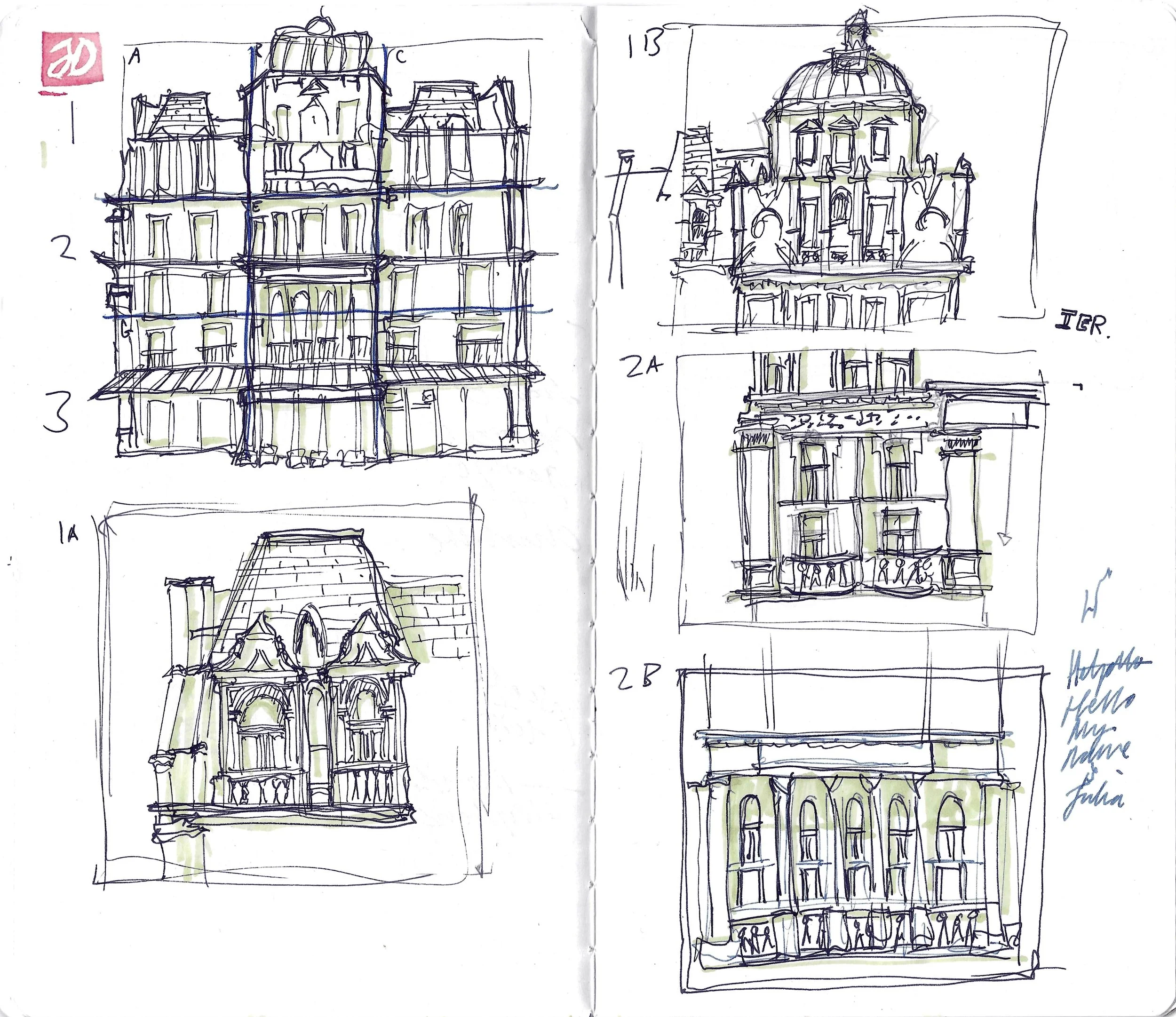 HER MAJESTY'S THEATRE SKETCHES