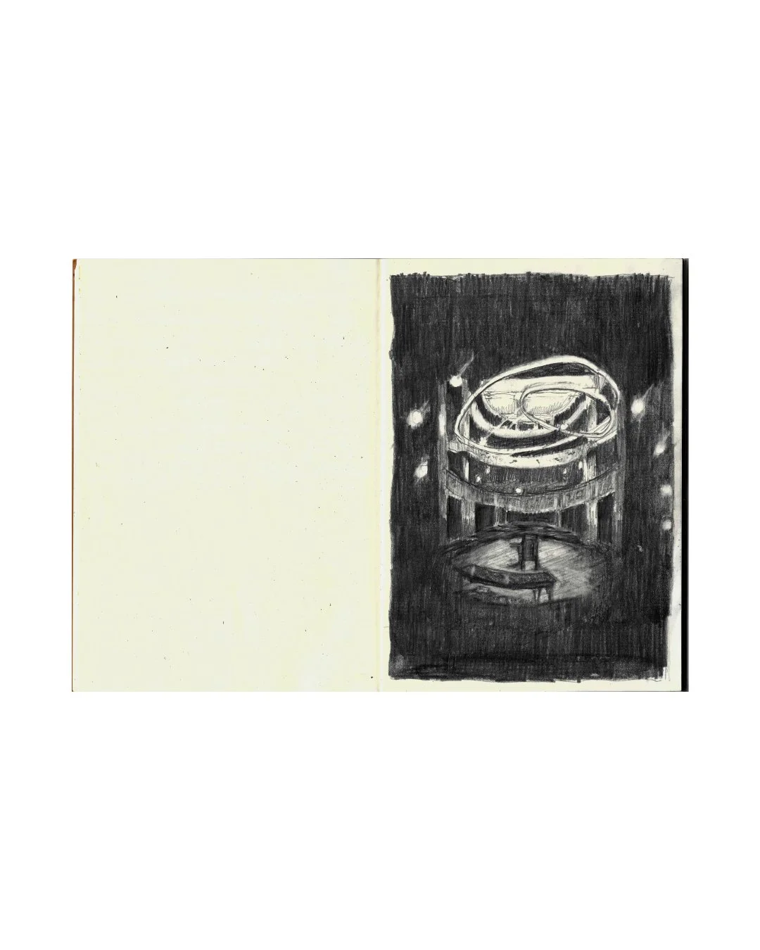 view from my seat - arcadia @ the tom stoppard theatre

. 
 #sketchbook #arcadia