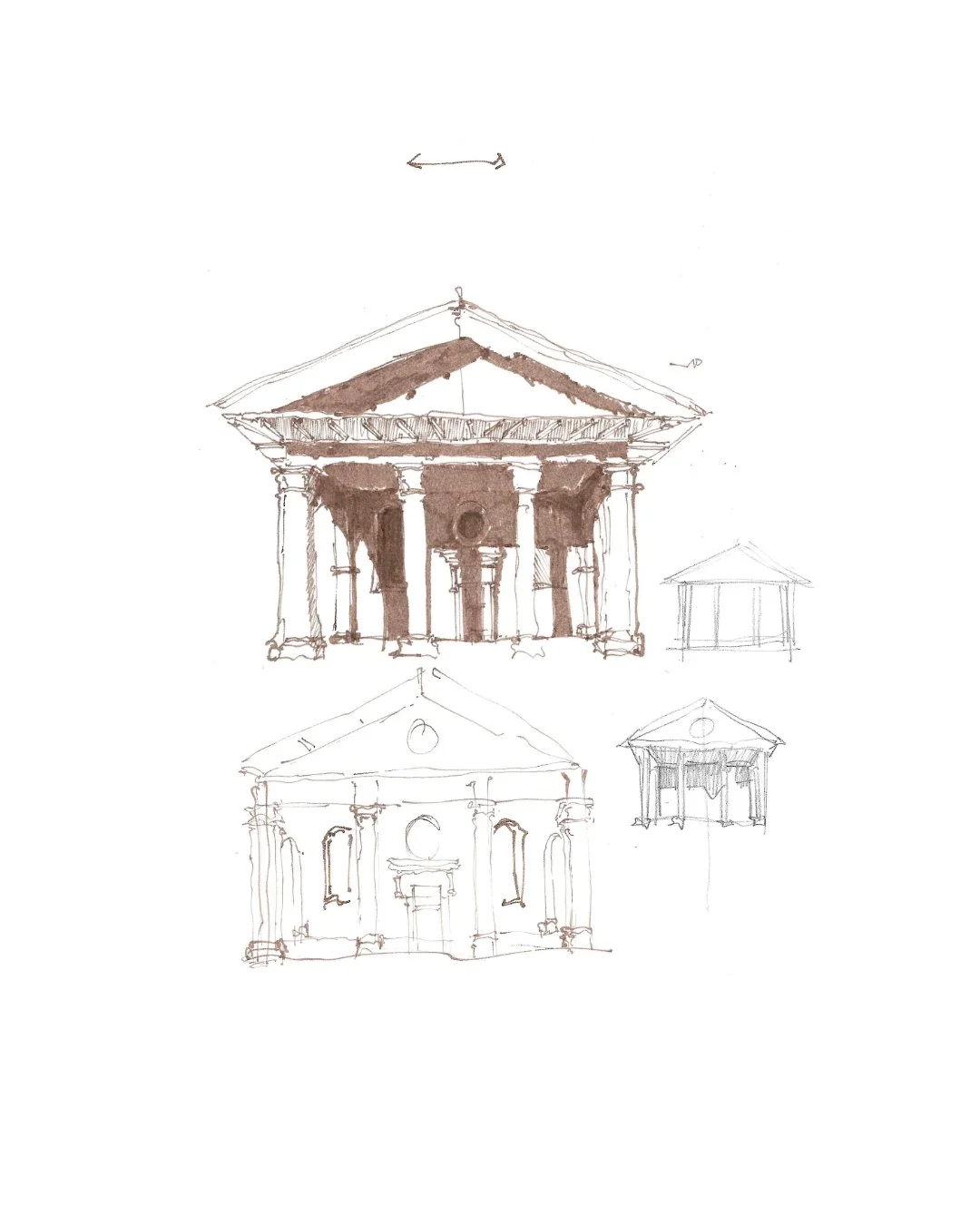 PLANNING SKETCHES - FIGURING OUT SHADOWS