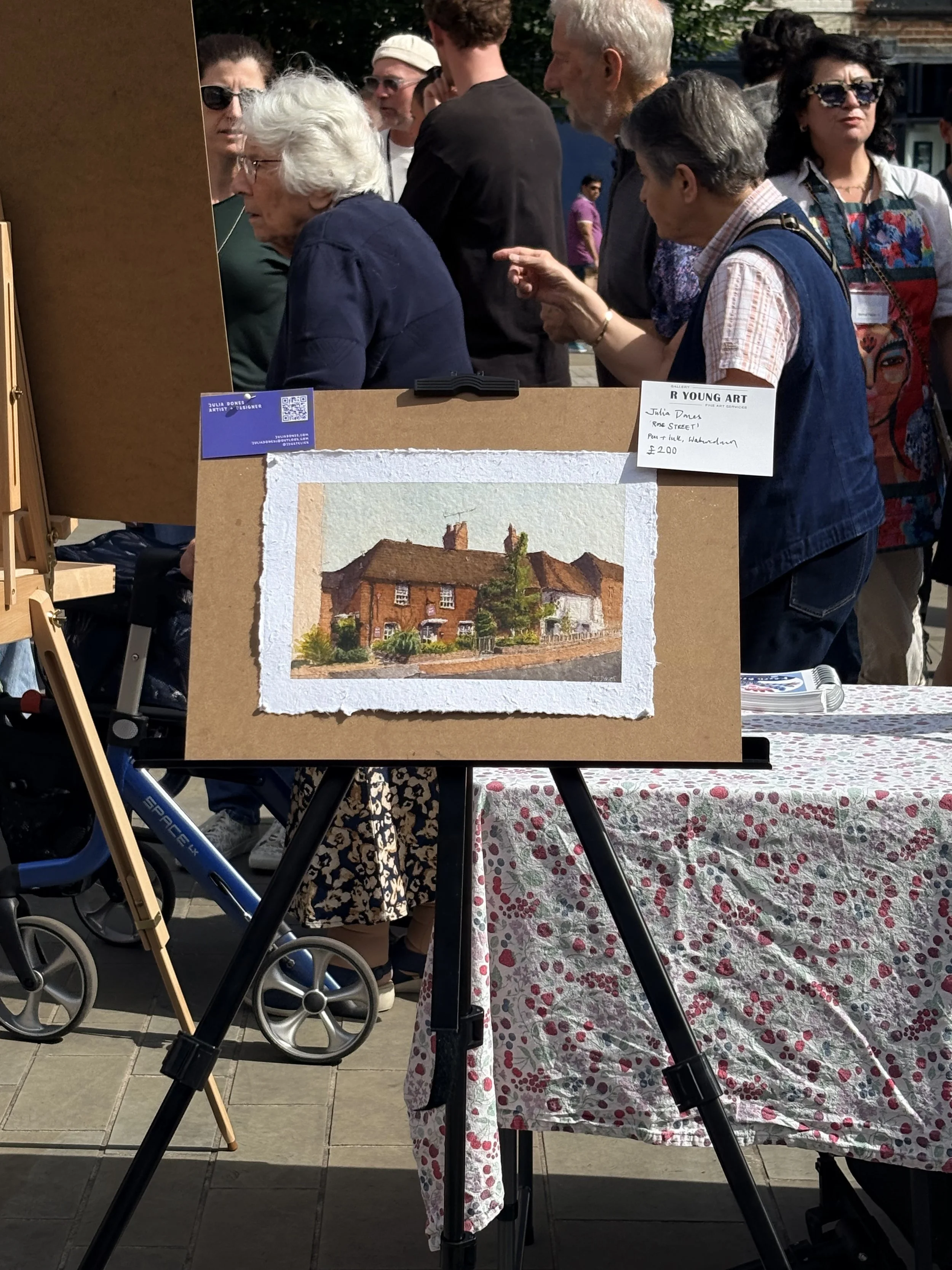 THE FINAL PAINTING AT THE EXHIBITION