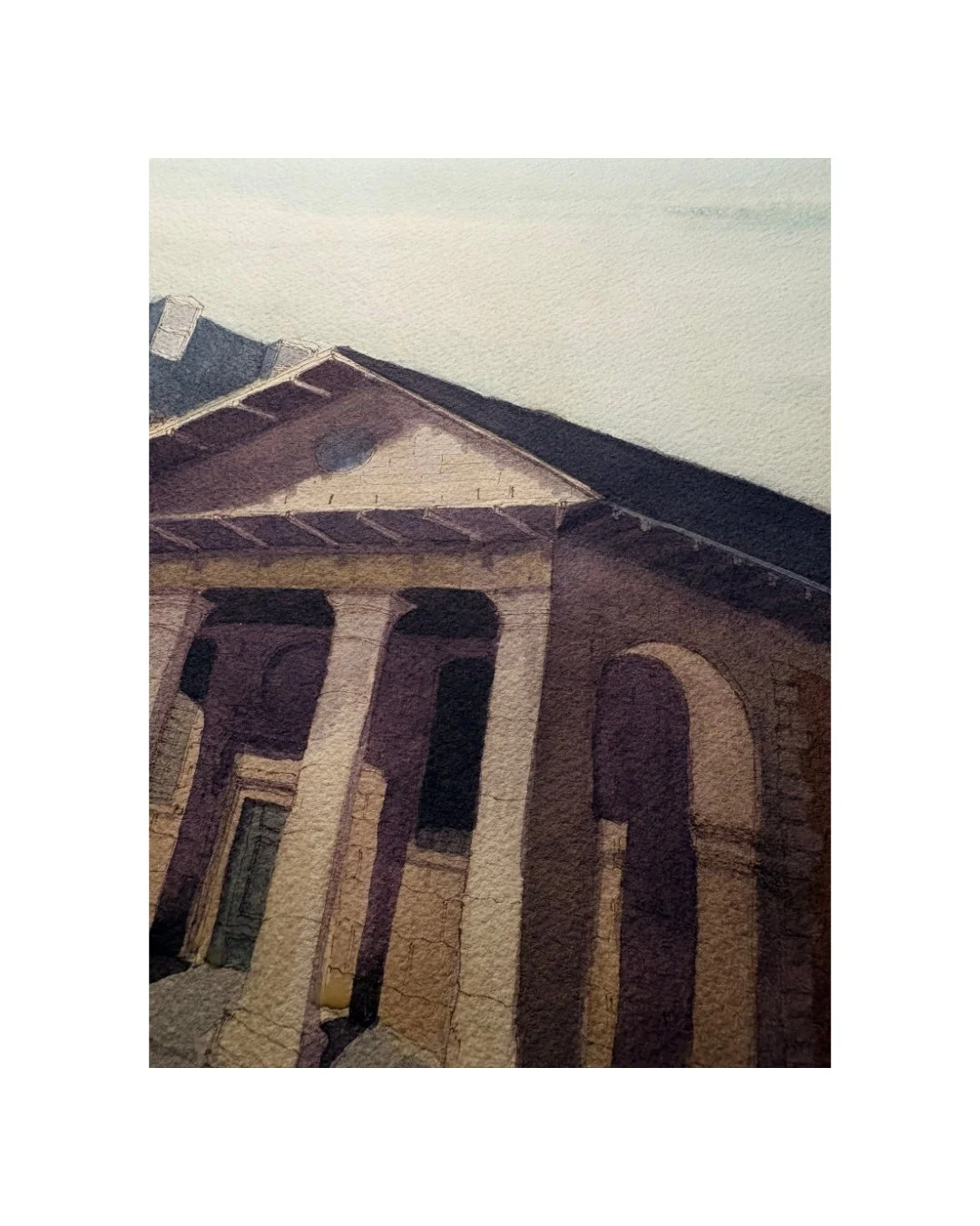 CLOSE UP OF PAINTING
