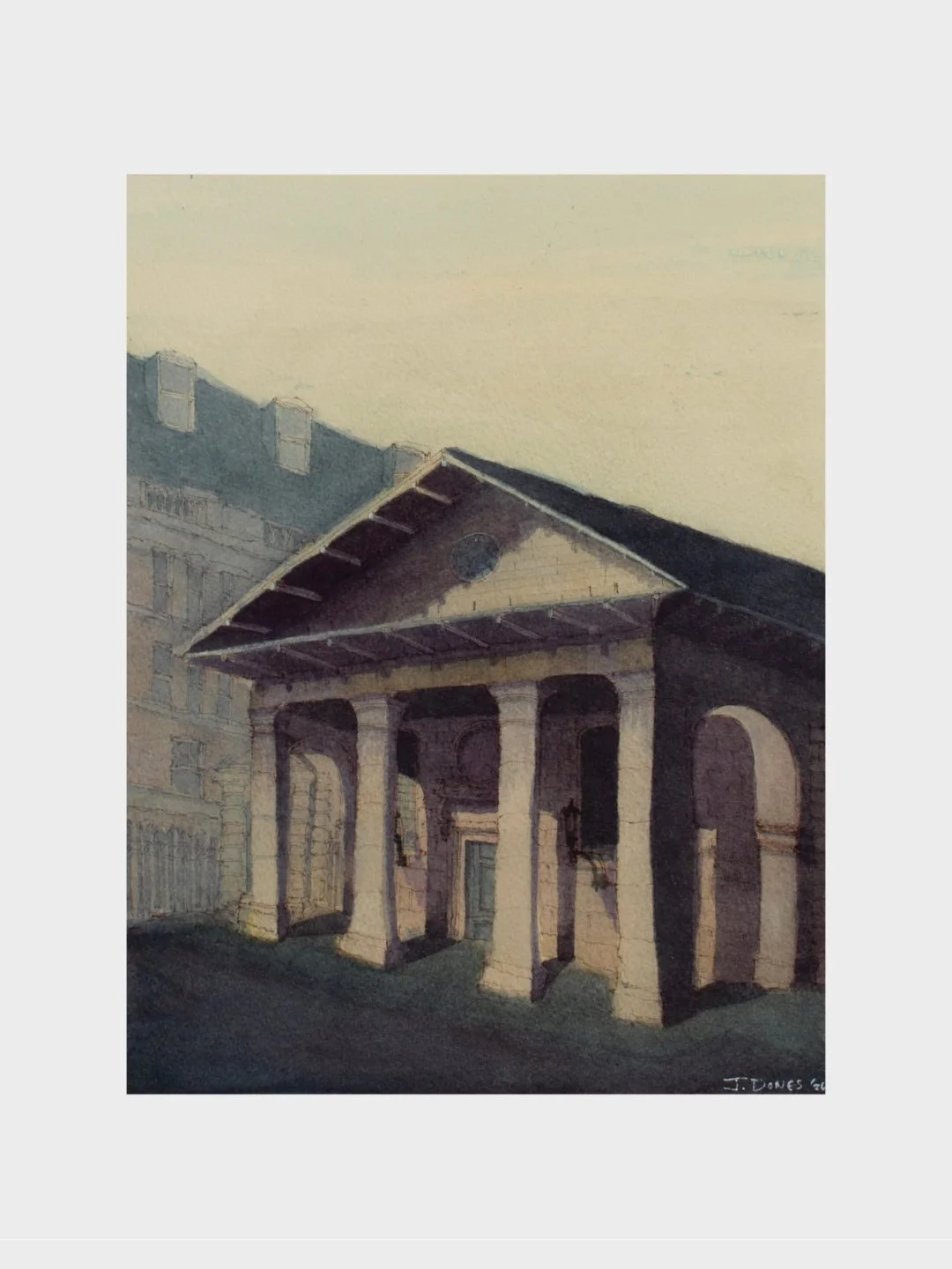  THE ACTORS' CHURCH . 19.1 x 25.7 cm