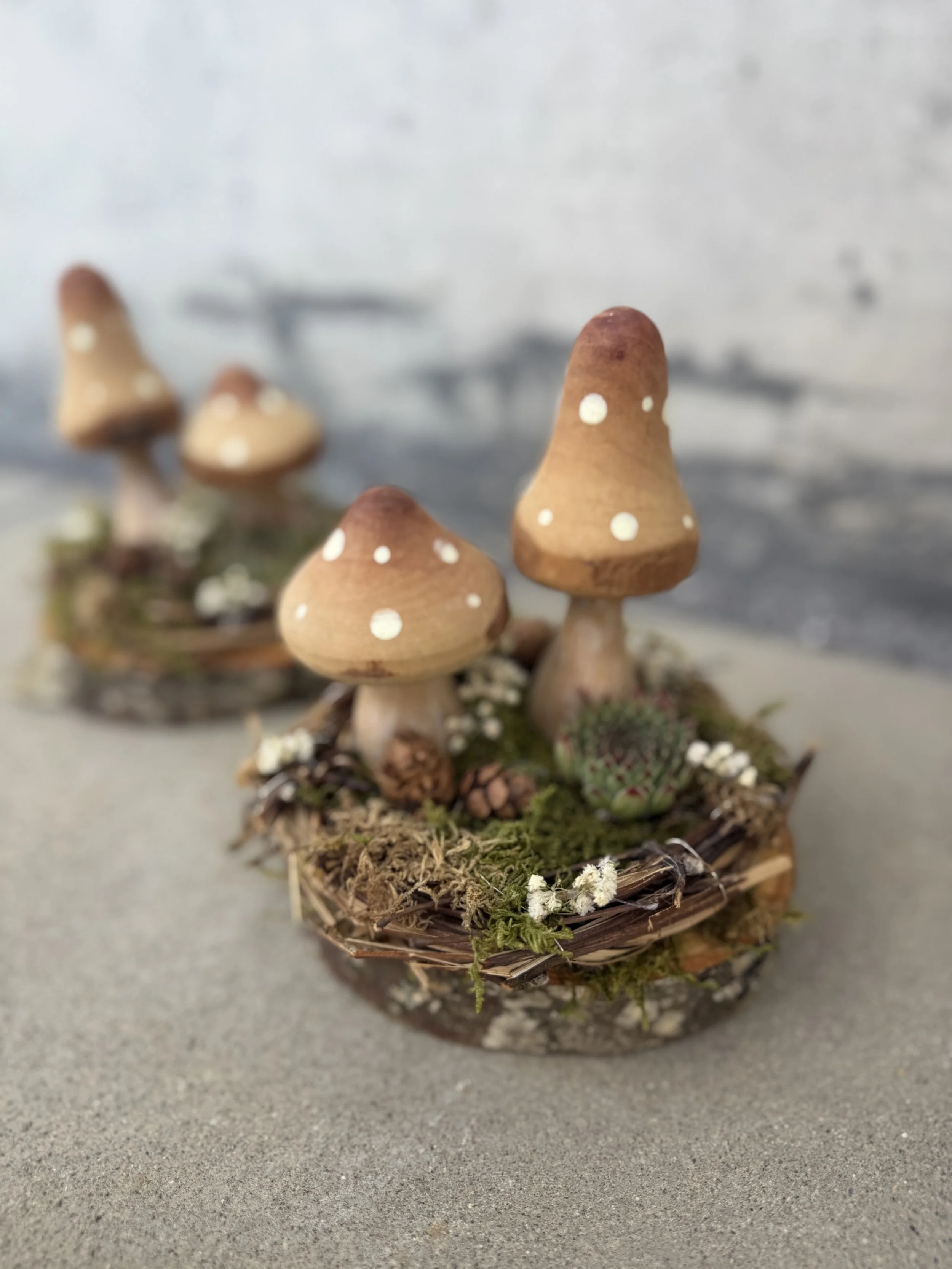 Pilz-Dekoration
