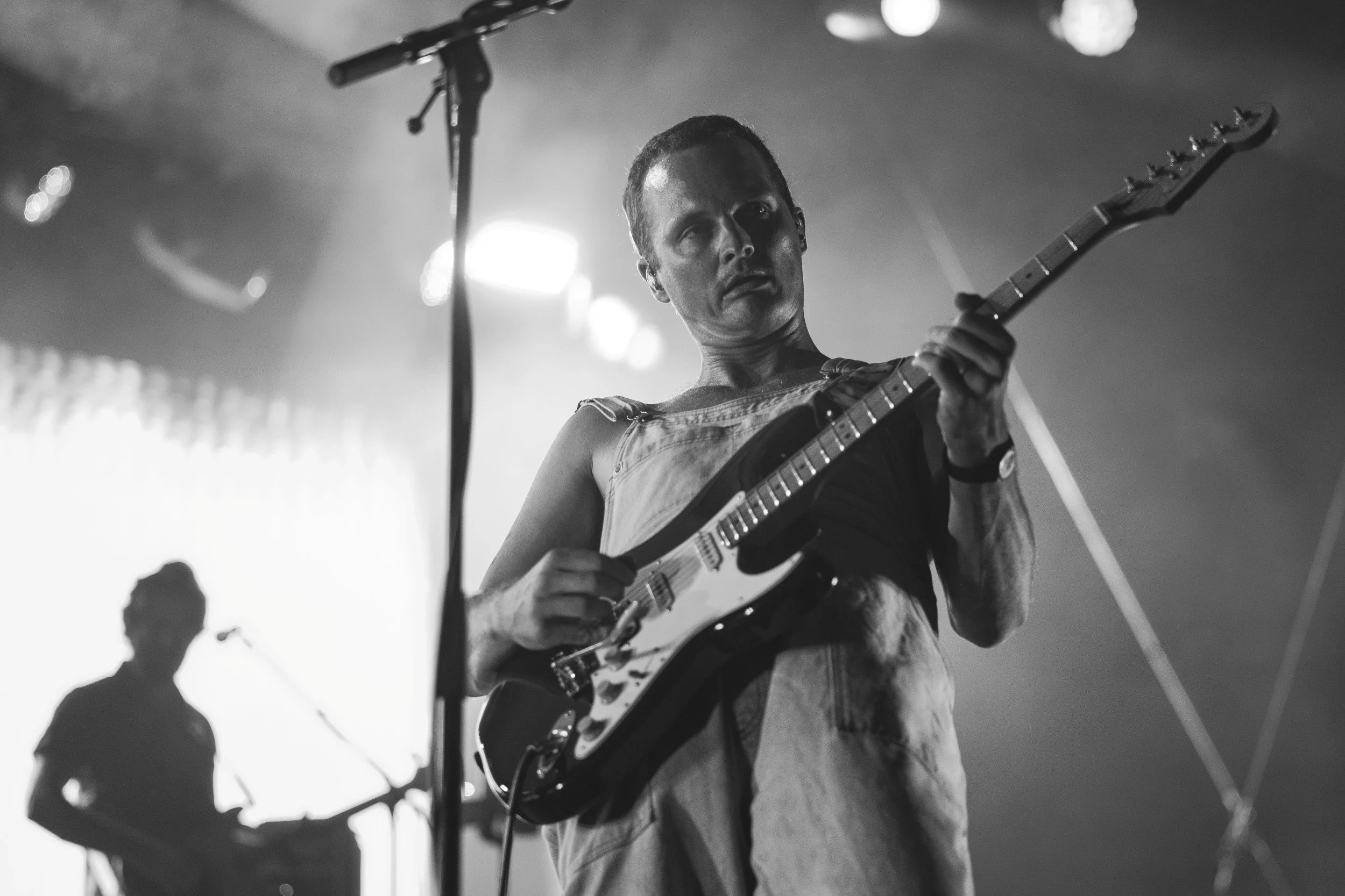 Stu Mackenzie of King Gizzard & The Lizard Wizard performing live at Lycabettus Hill Ampitheatre in Athens, Greece - archival fine art print by Photon Obscura