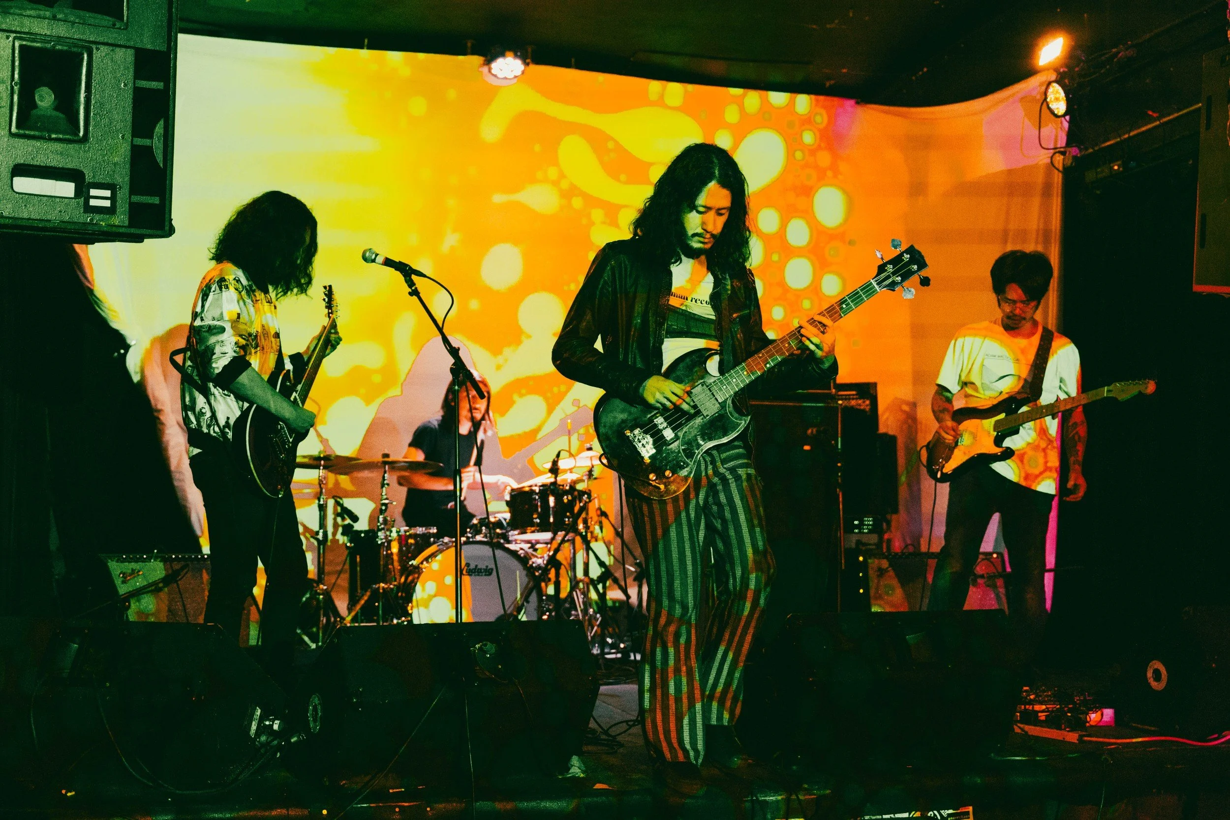 Minami Deutsch performing live at the Hi-Dive in Denver, CO soundcheck - archival fine art print by Photon Obscura