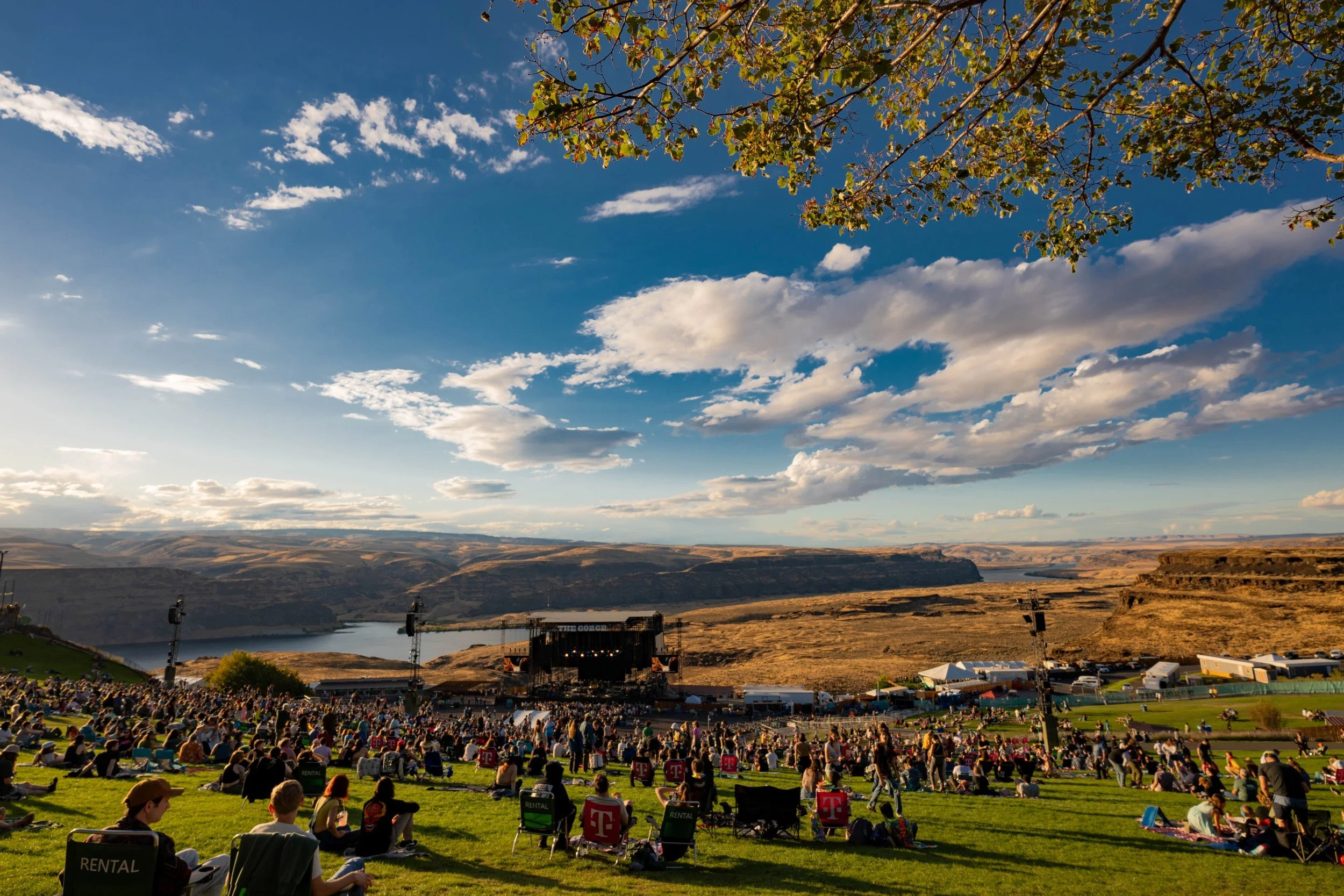 King Gizzard & The Lizard Wizard The Gorge in George, Washington behind the Gorge Amphitheatre George, Washington - archival fine art print by Photon Obscura