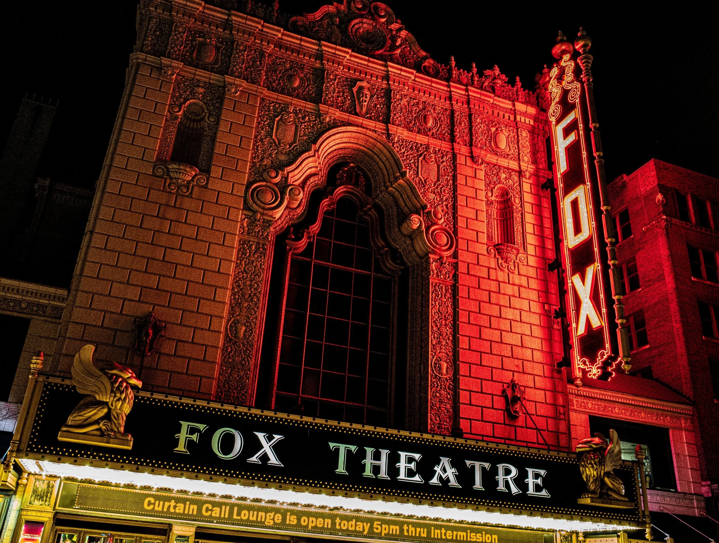 Fox Theatre in St. Louis, MO architechture - archival fine art print by Photon Obscura